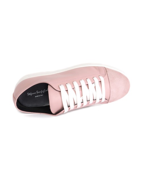 STEFANO BONFIGLIOLI SNEAKERS - CALFSKIN - PINK
