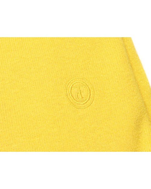 TRUSSARDI COLLECTION SWEATER - YELLOW - WOOL & CASHMERE