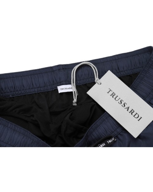 TRUSSARDI SWIM SHORTS - NAVY BLUE