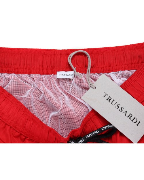 TRUSSARDI SWIM SHORTS - RED