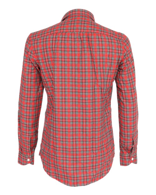 VINCENZO DI RUGGIERO WESTERN SHIRT - RED - COTTON 
