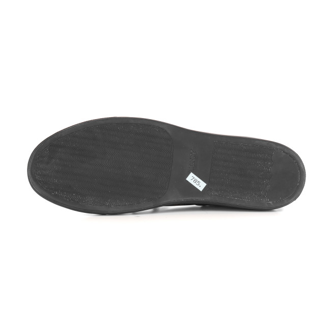 BALLY SNEAKERS - CALFSKIN - BLACK & GOLD