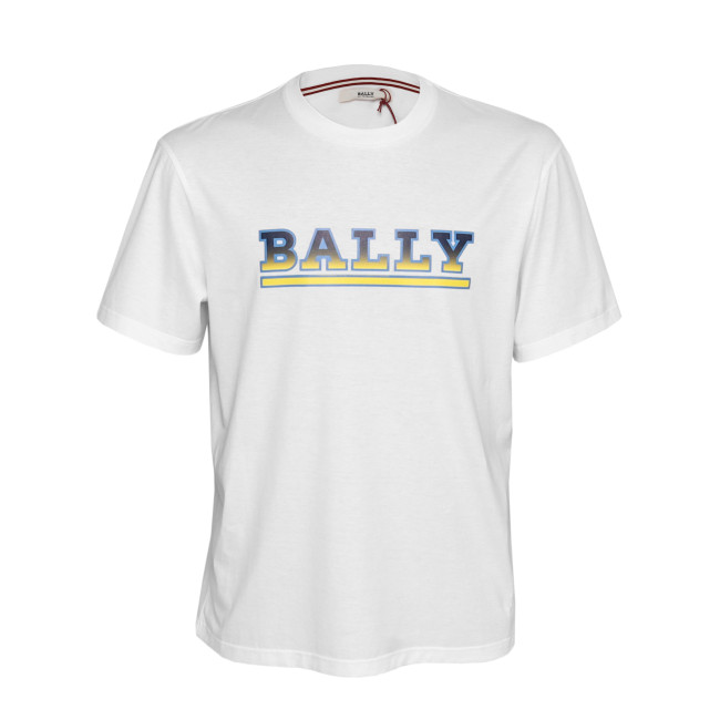 BALLY T SHIRT WHITE COTTON JERSEY