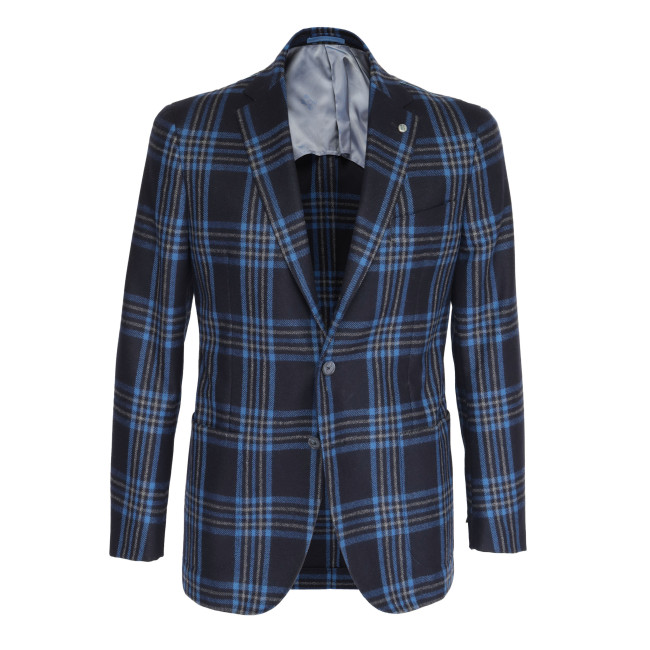EIDOS by ISAIA BLAZER BLUE WOOL