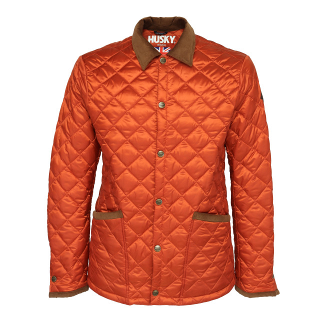 HUSKY QUILTED JACKET RUST