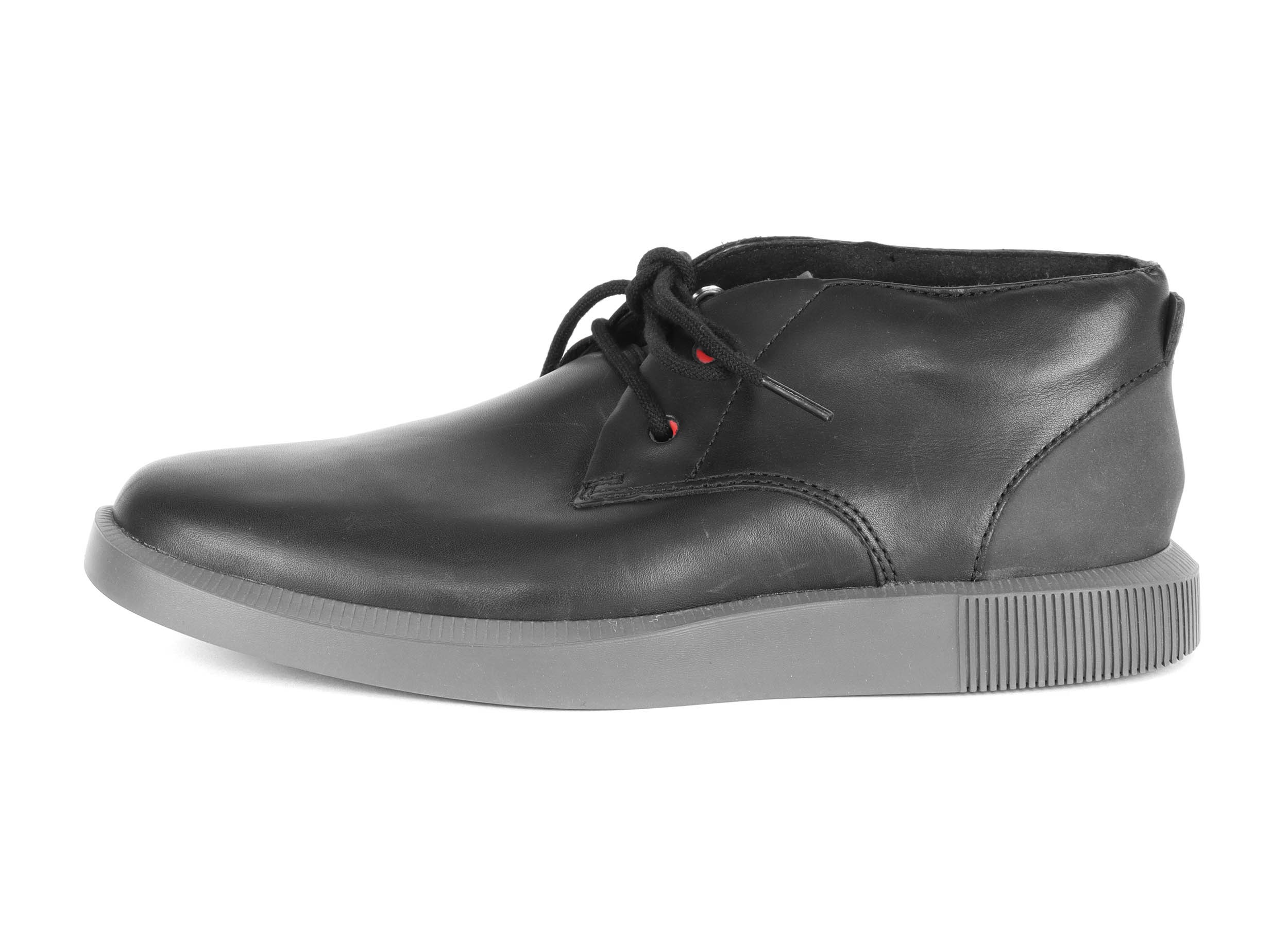 CAMPER CHUKKA BOOTS - CALFSKIN & NABUK - BLACK