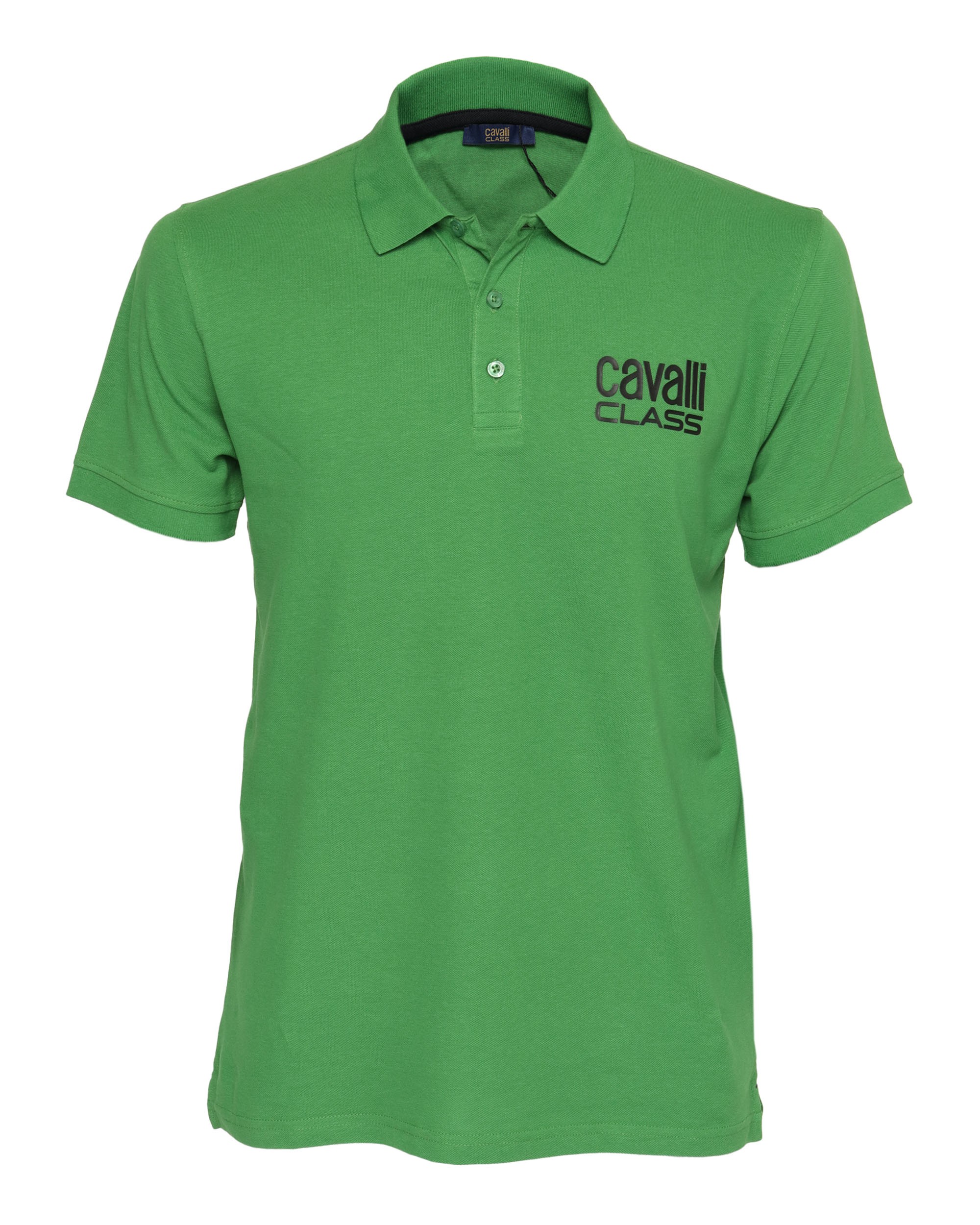 CAVALLI CLASS POLO SHIRT - GREEN - COTTON
