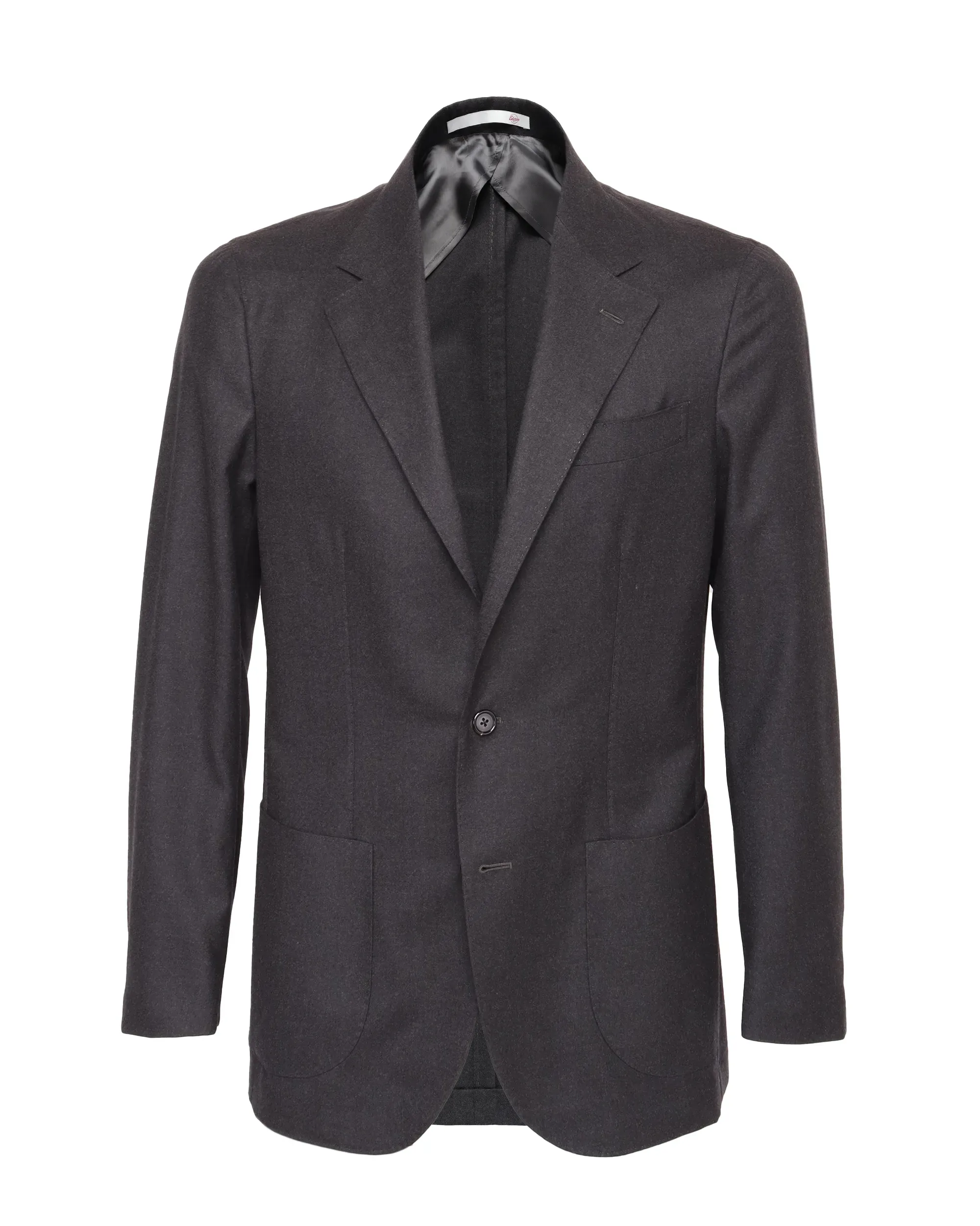 EDUARDO DE SIMONE SPORT COAT - GREY - WOOL FLANNEL