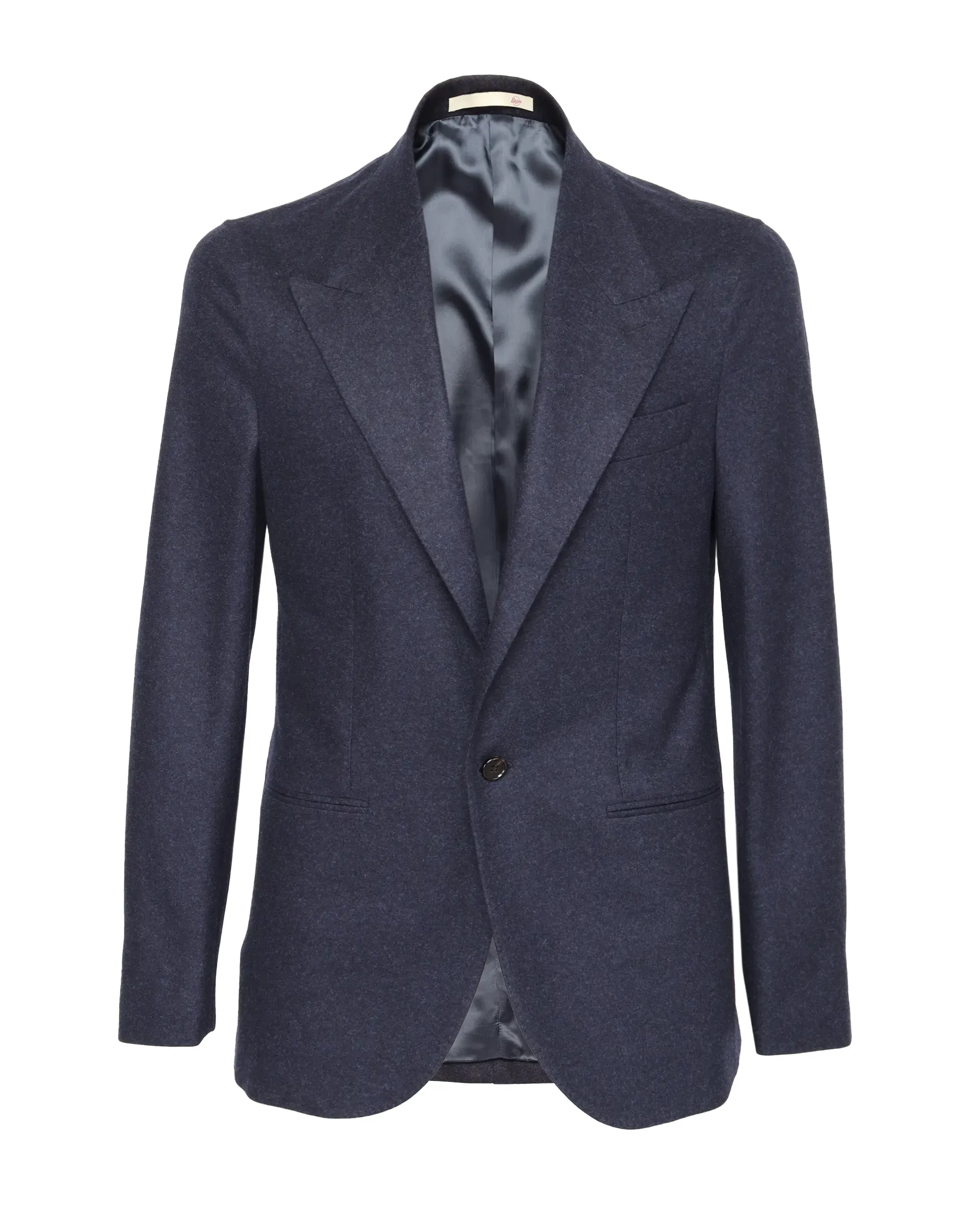 EDUARDO DE SIMONE BLAZER - BLUE - WOOL FLANNEL