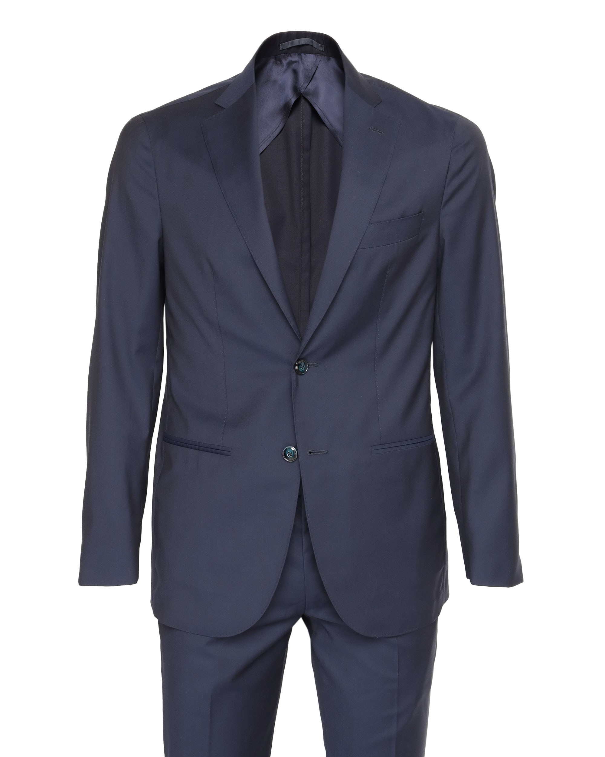EDUARDO DE SIMONE SUIT - NAVY BLUE - LIGHTWEIGHT WOOL
