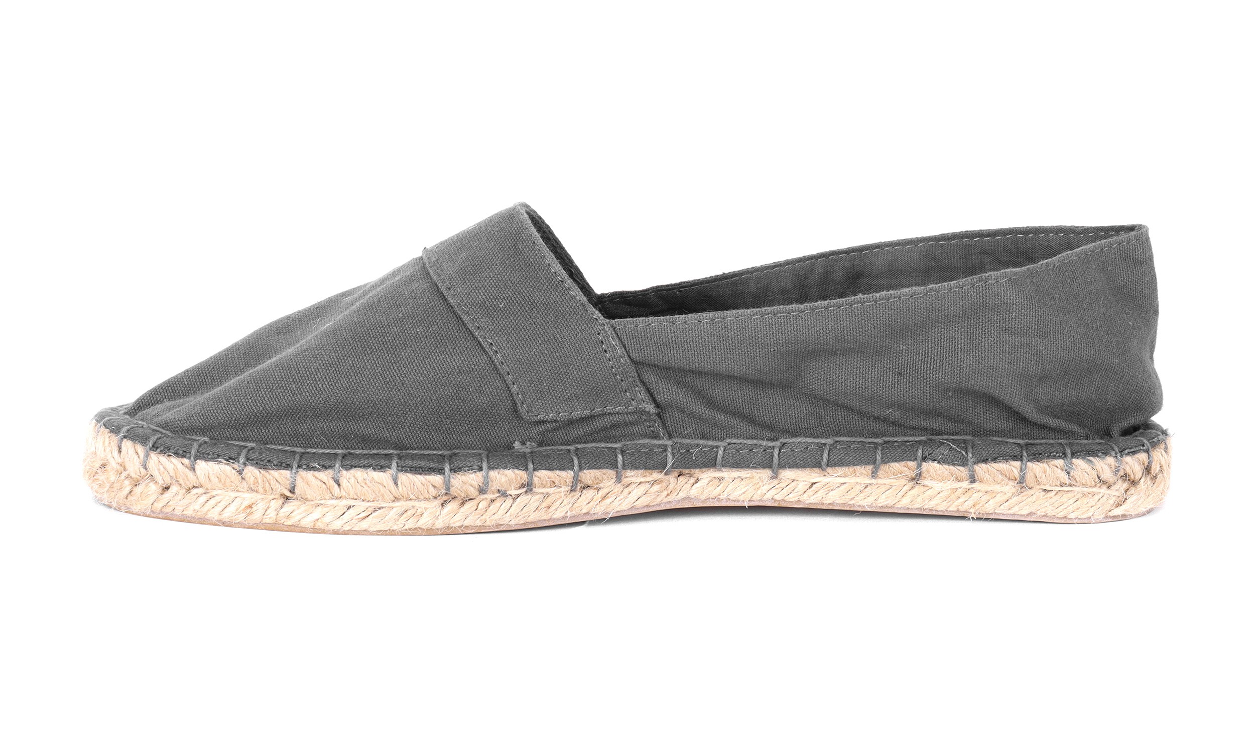 EMPORIO ARMANI ESPADRILLES - GREY - COTTON