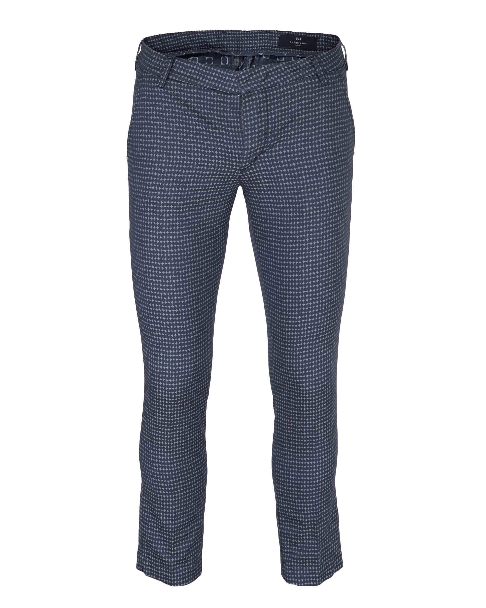 ENTRE AMIS PANTS - DARK BLUE - STRETCH COTTON