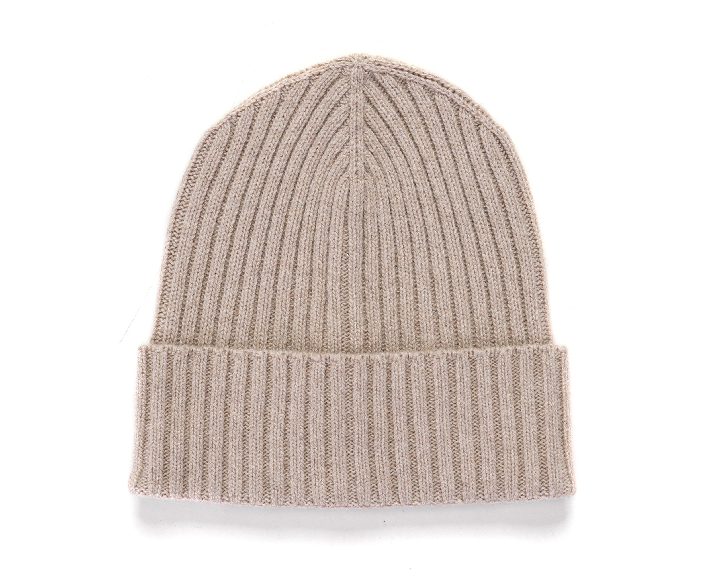 EZZELINO BEANIE - BEIGE - WOOL & CASHMERE