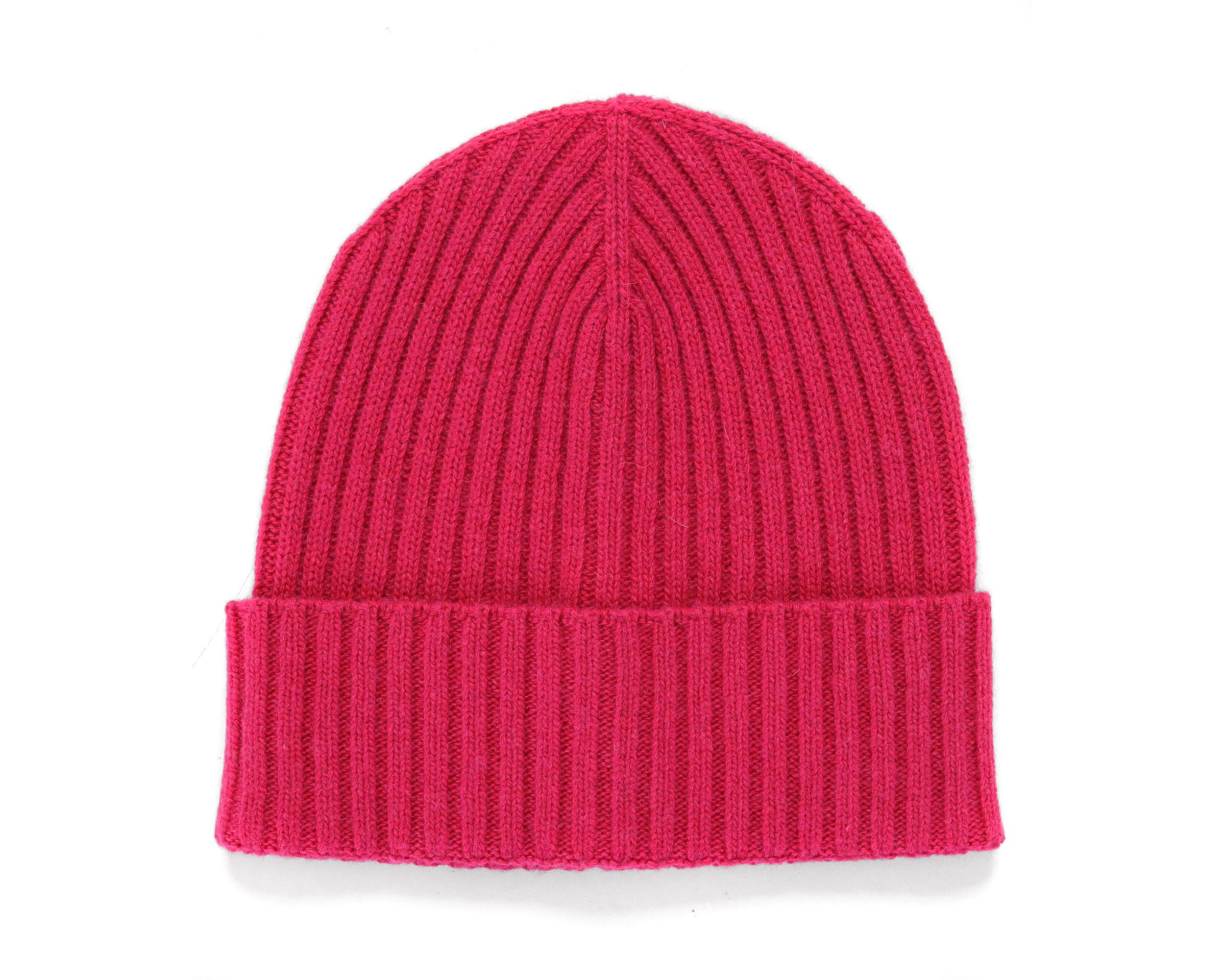 EZZELINO BEANIE - MAGENTA - WOOL & CASHMERE