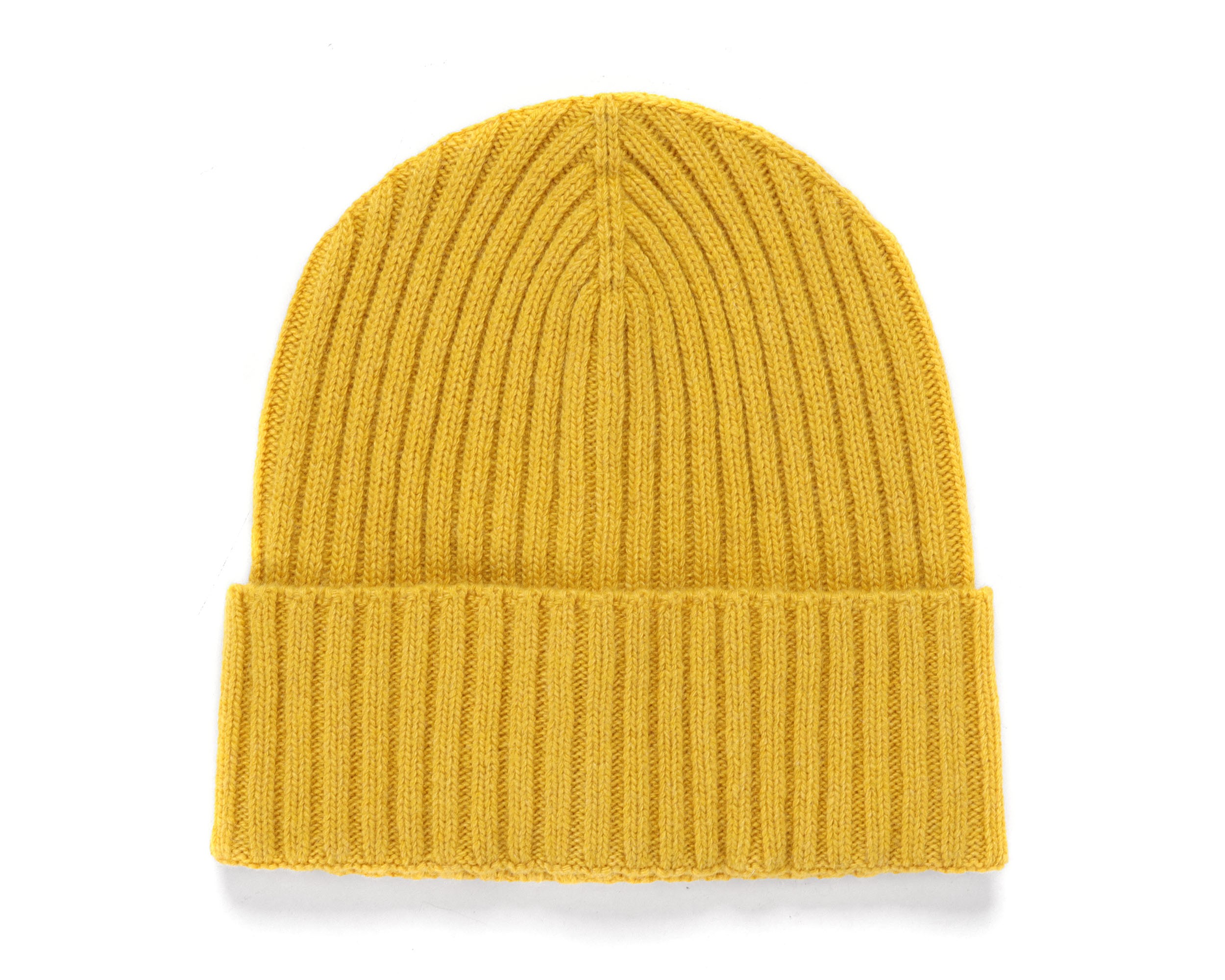 EZZELINO BEANIE - YELLOW - WOOL & CASHMERE