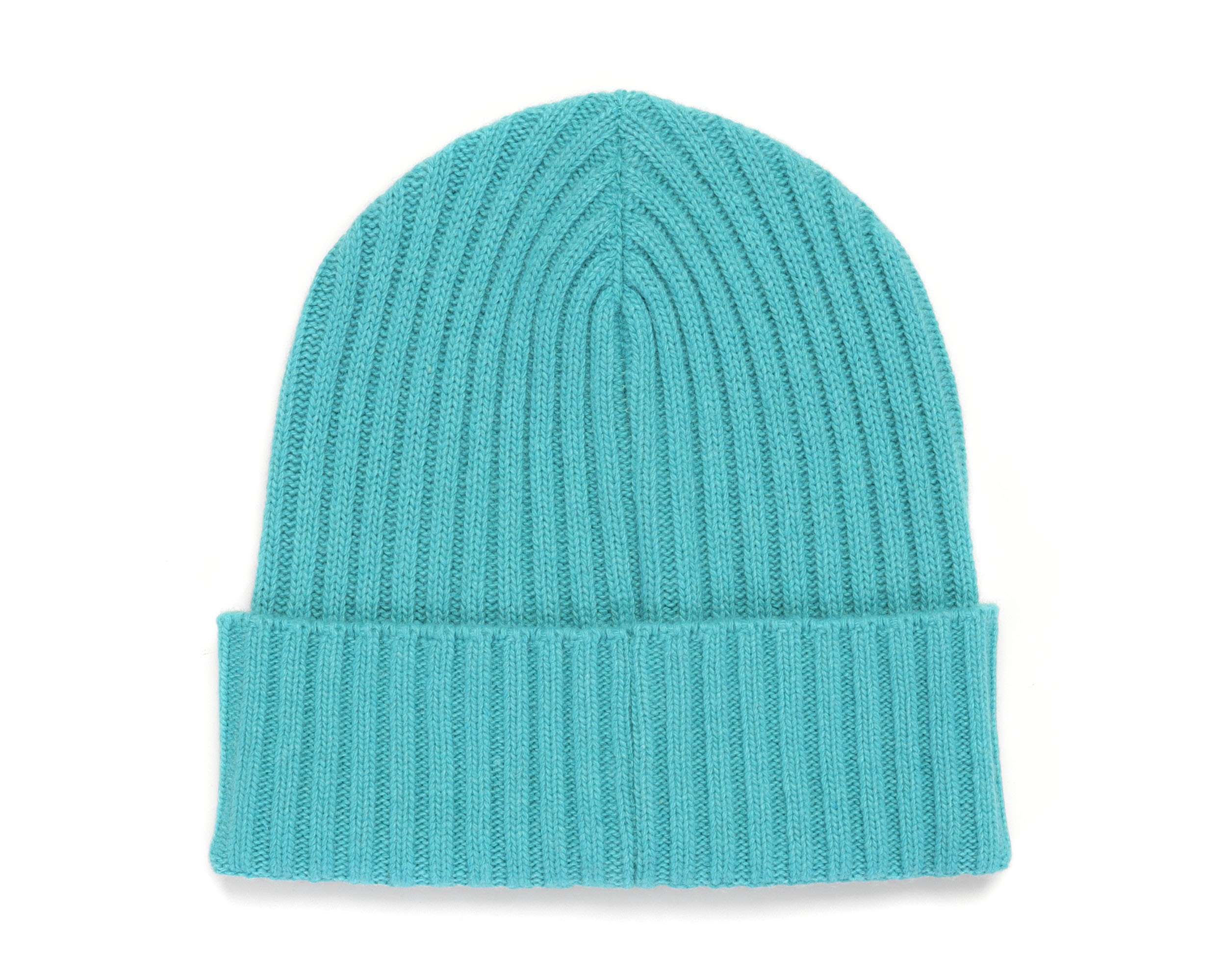 EZZELINO BEANIE - TURQUOISE - WOOL & CASHMERE