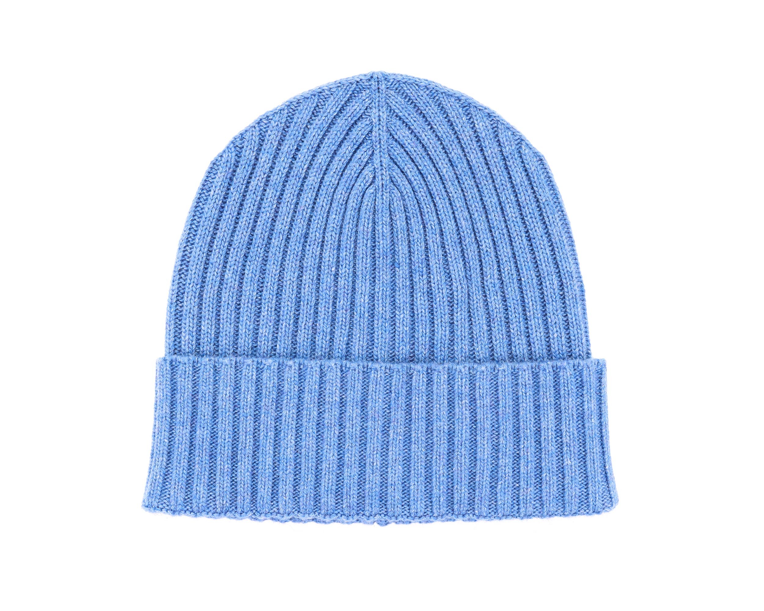 EZZELINO BEANIE - LIGHT BLUE - WOOL & CASHMERE