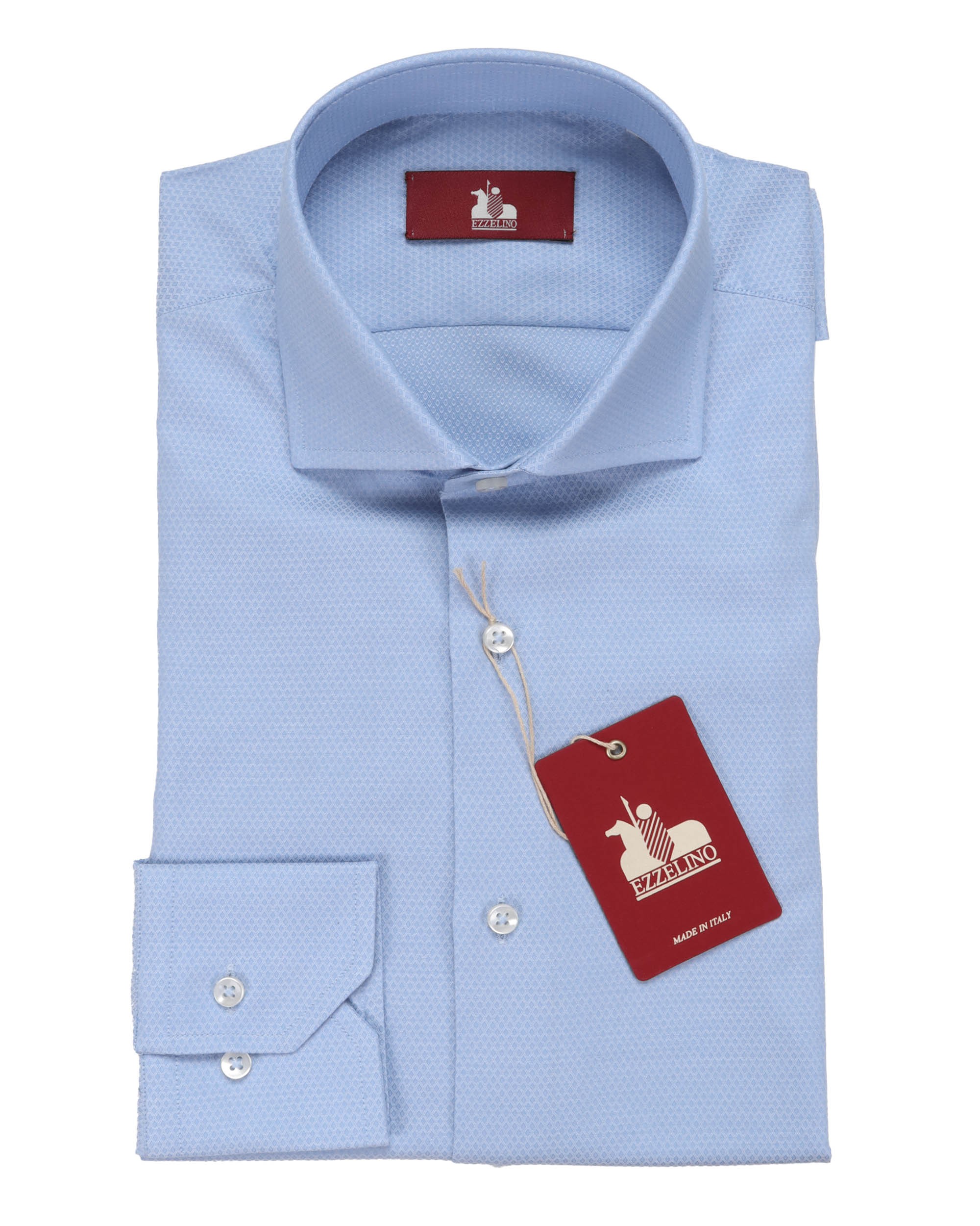 EZZELINO DRESS SHIRT - LIGHT BLUE - STRETCH COTTON