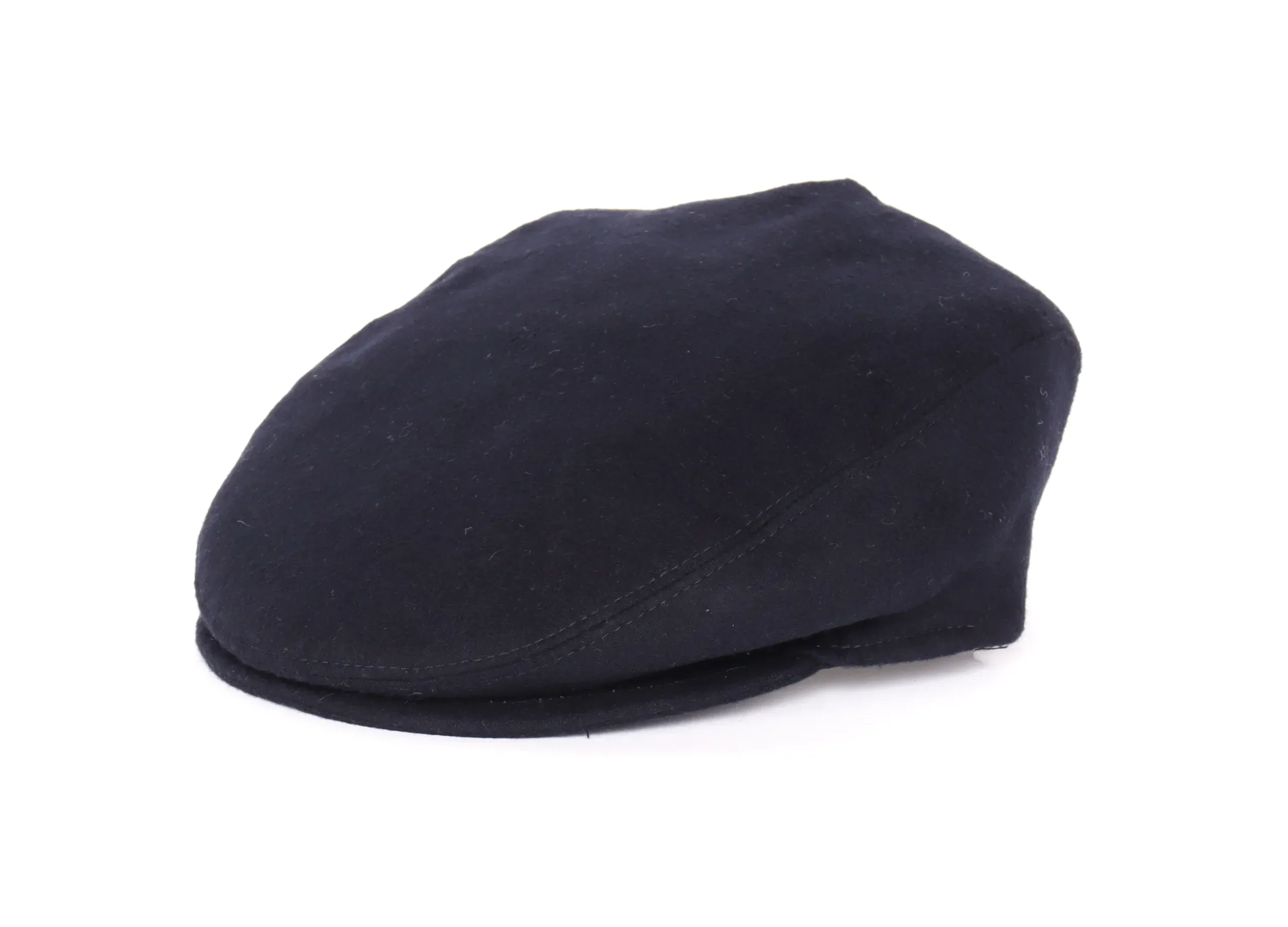 EZZELINO FLAT CAP - NAVY BLUE - WOOL & CASHMERE
