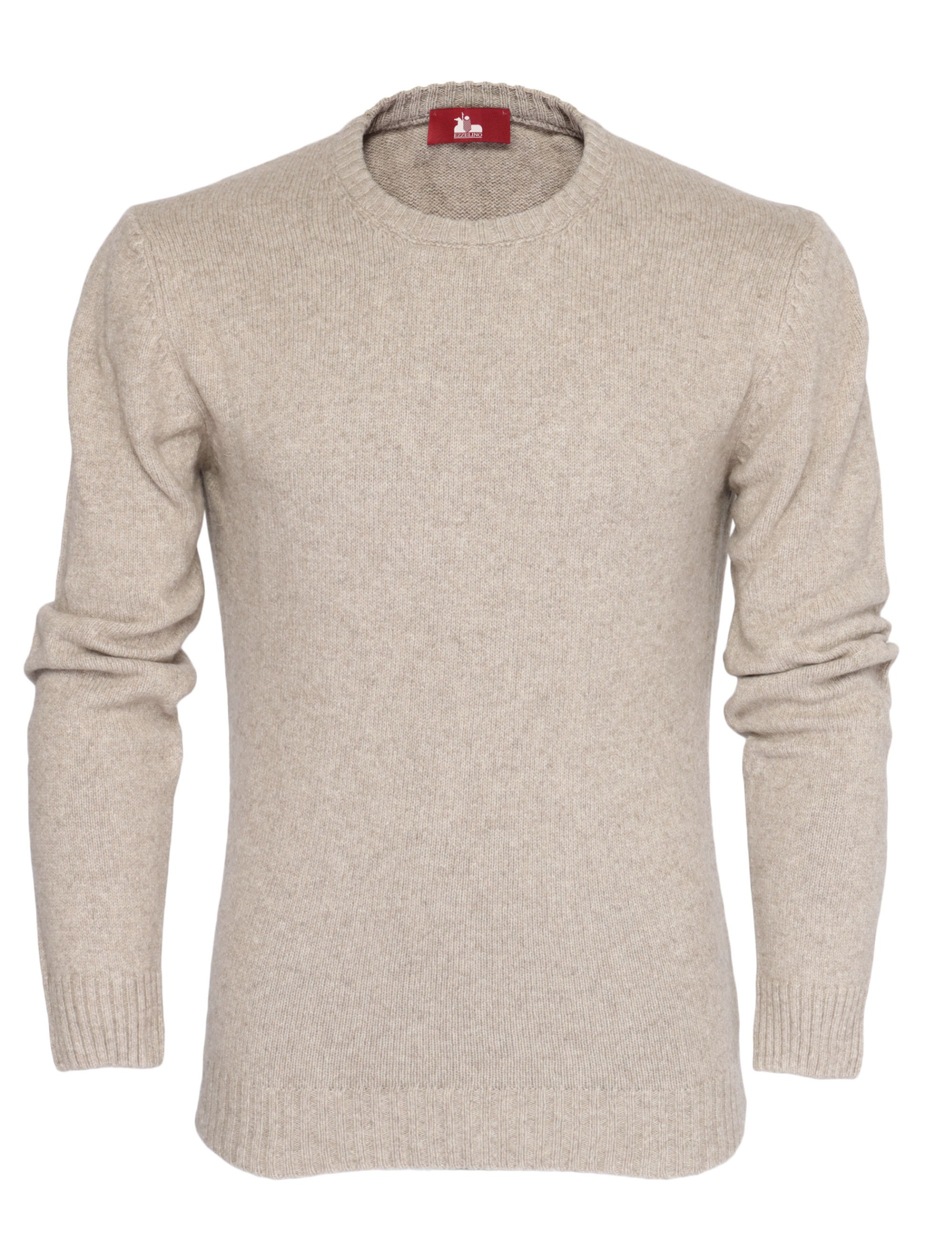 EZZELINO SWEATER - BEIGE - PURE CASHMERE
