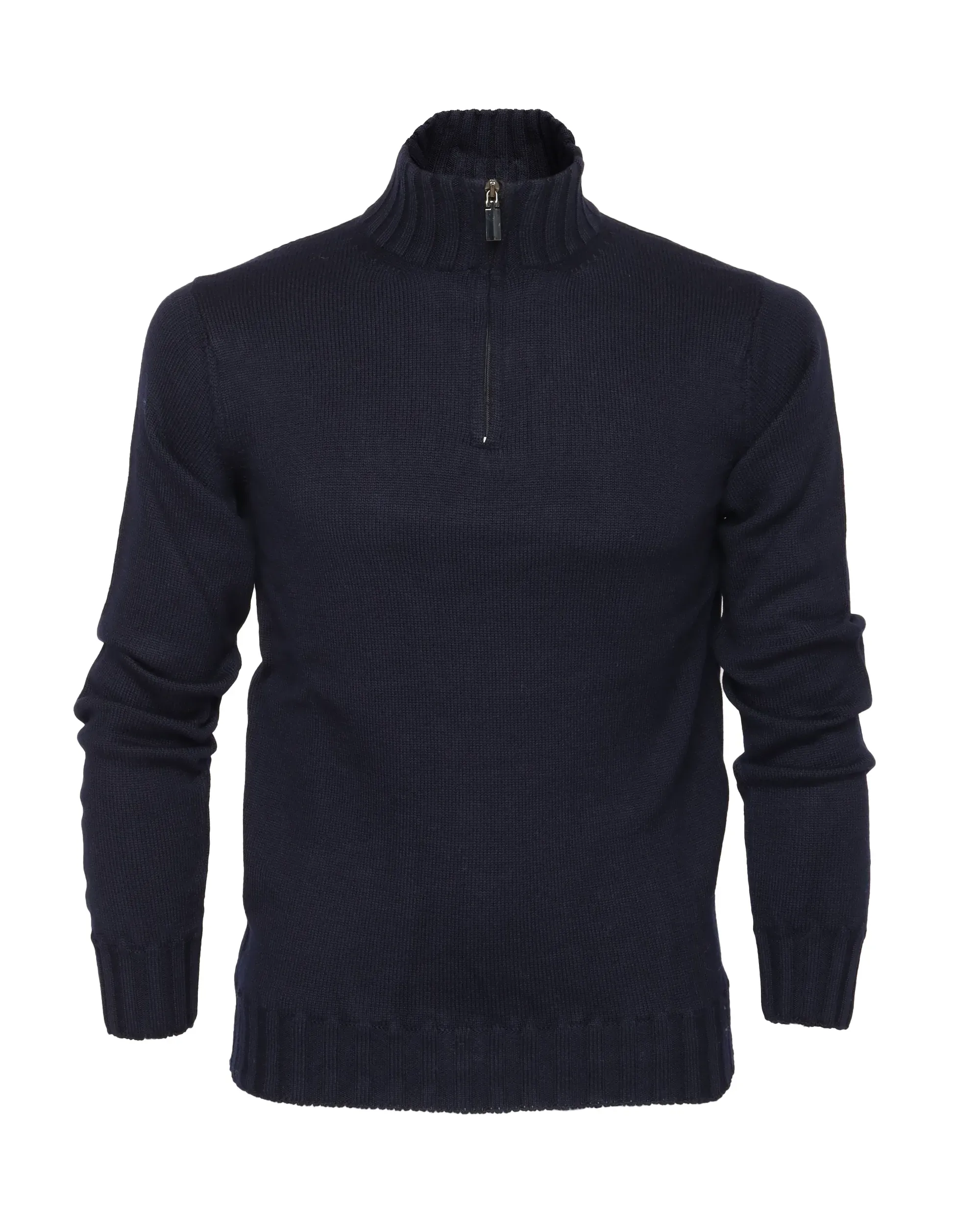 EZZELINO 6-PLY SWEATER - NAVY BLUE - MERINO WOOL