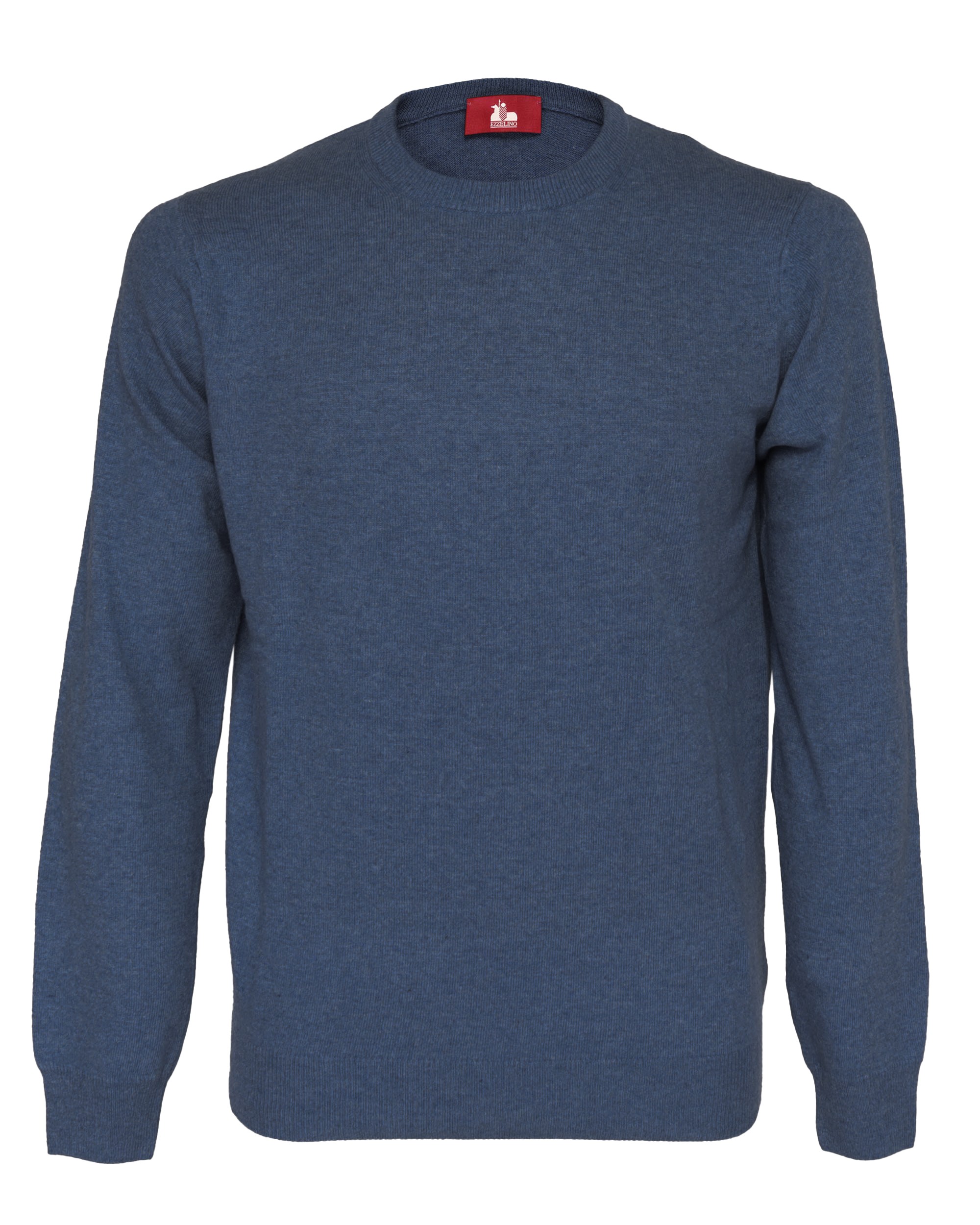 EZZELINO SWEATER - BLUE - WOOL & CASHMERE