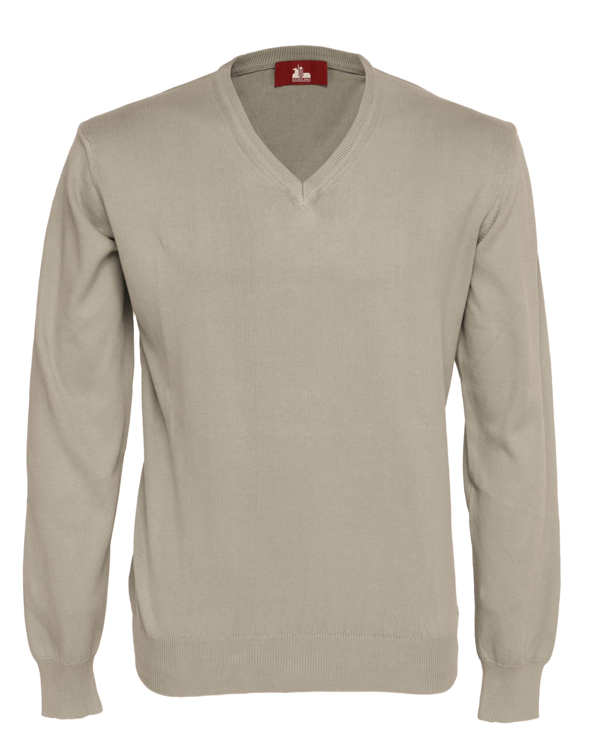 EZZELINO SWEATER - DOVE-GREY - COTTON