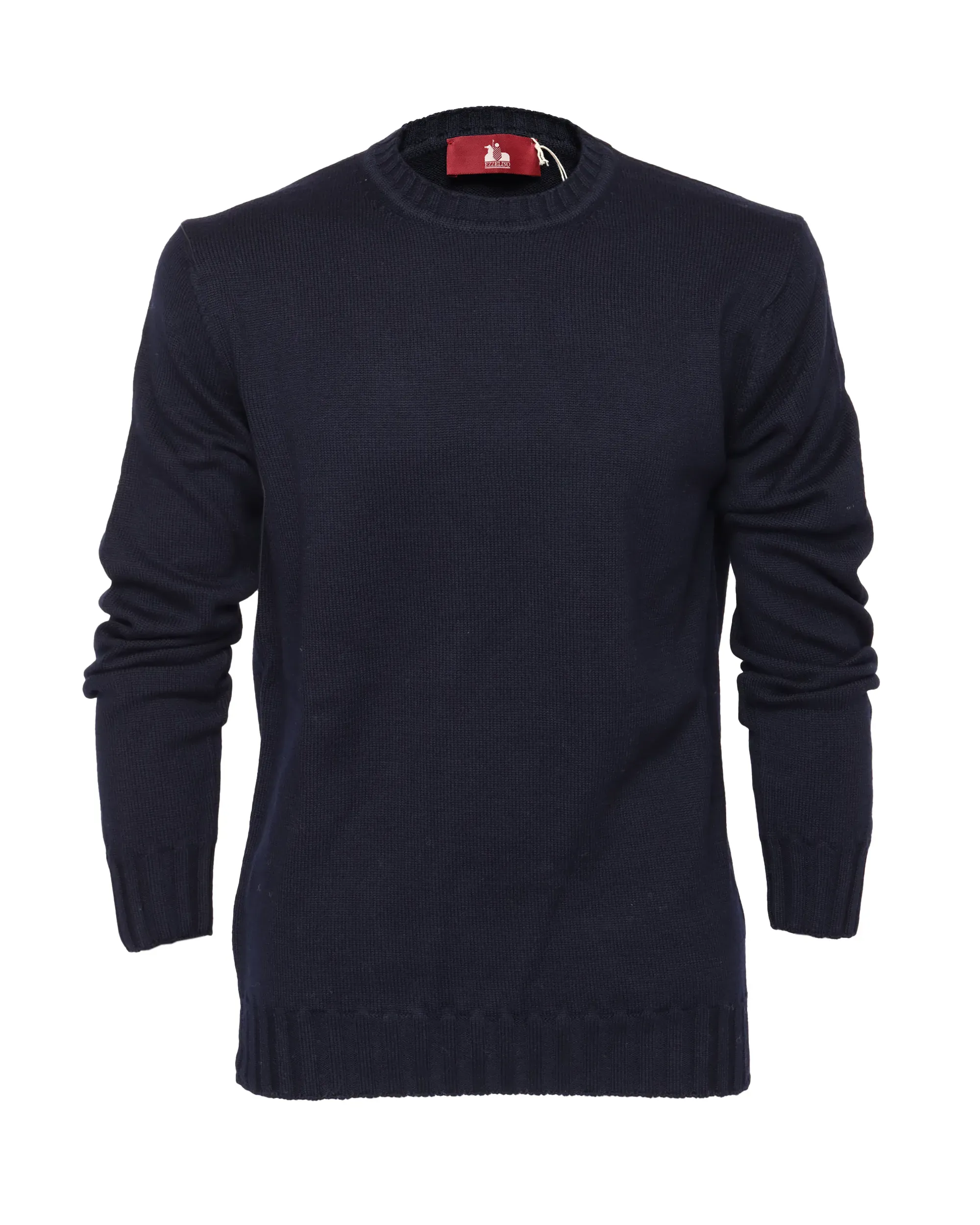 EZZELINO 6-PLY SWEATER - NAVY BLUE - MERINO WOOL