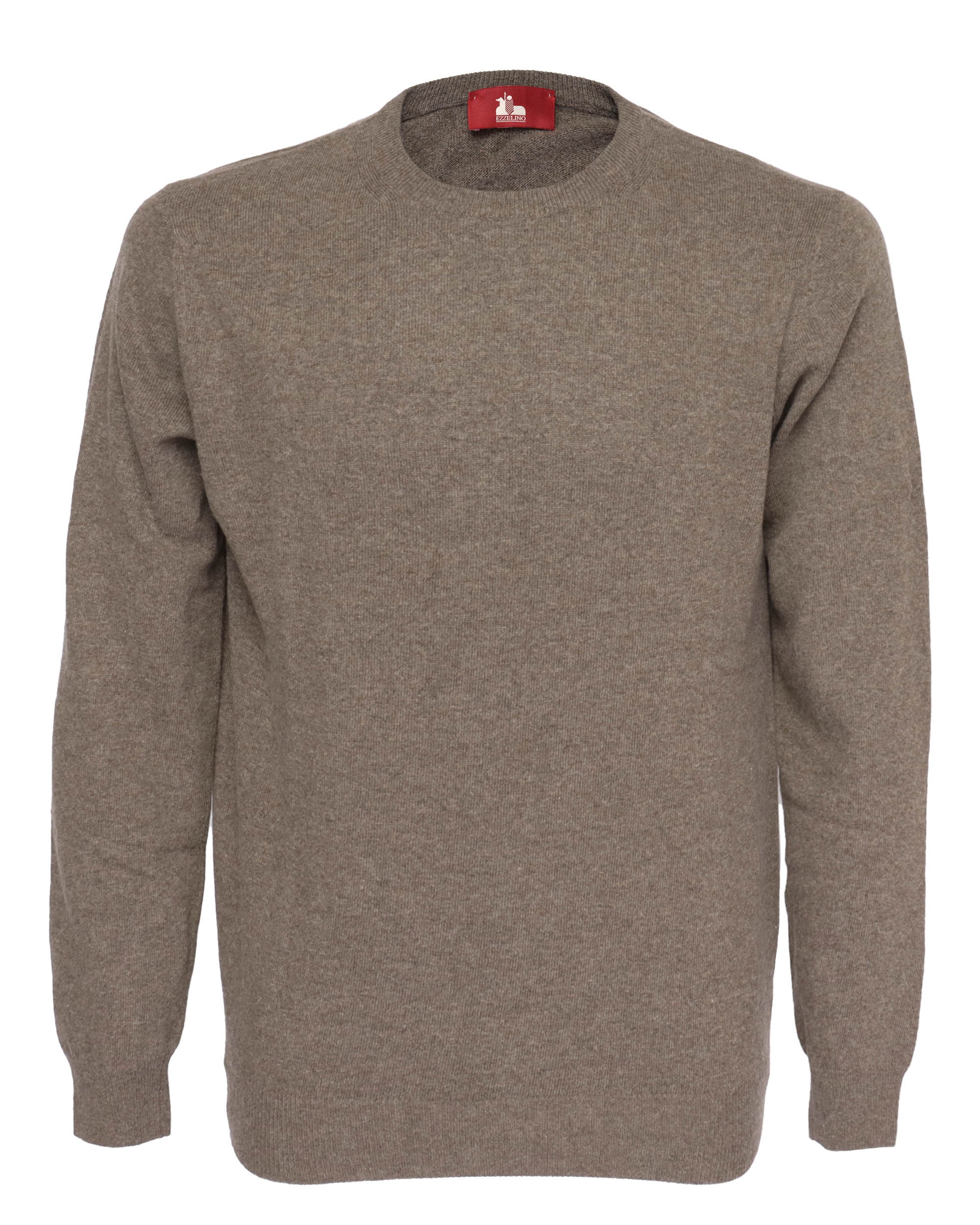 EZZELINO SWEATER - BEAVER - WOOL & CASHMERE