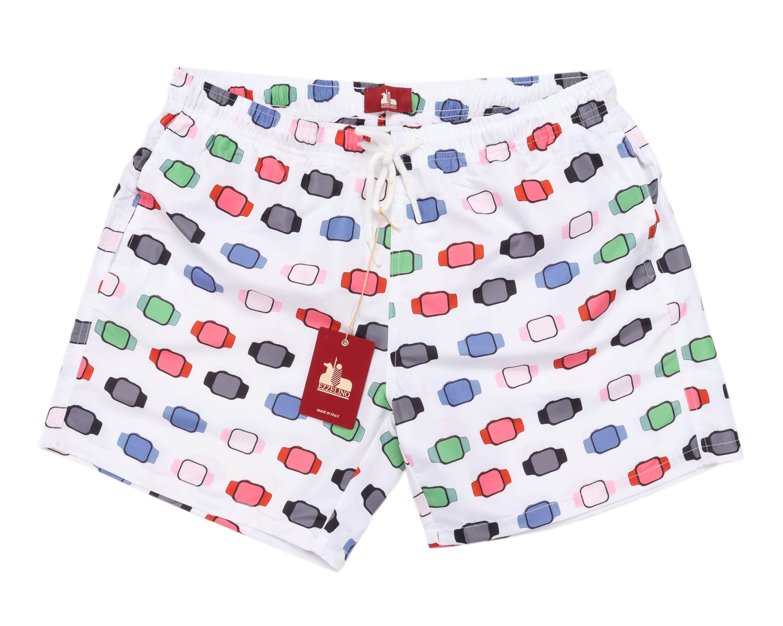 EZZELINO SWIM SHORTS - WHITE