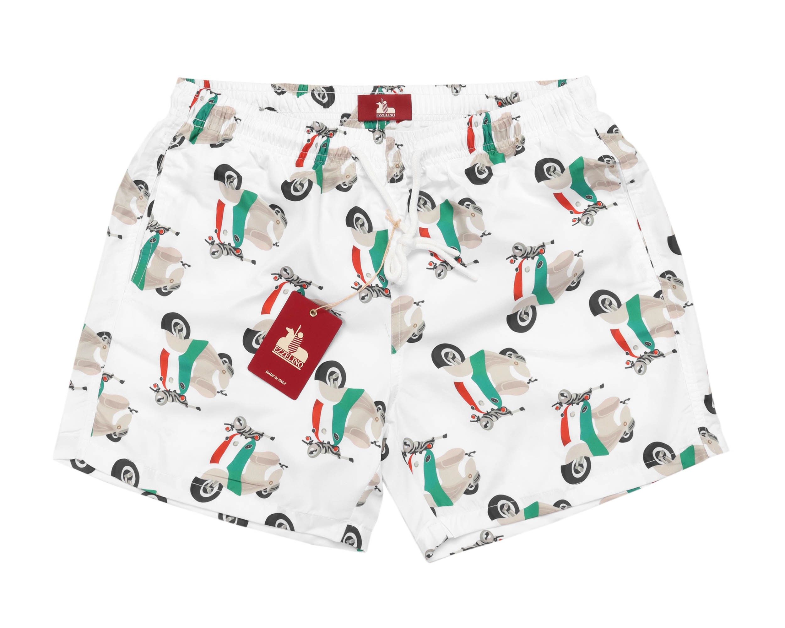EZZELINO SWIM SHORTS - WHITE