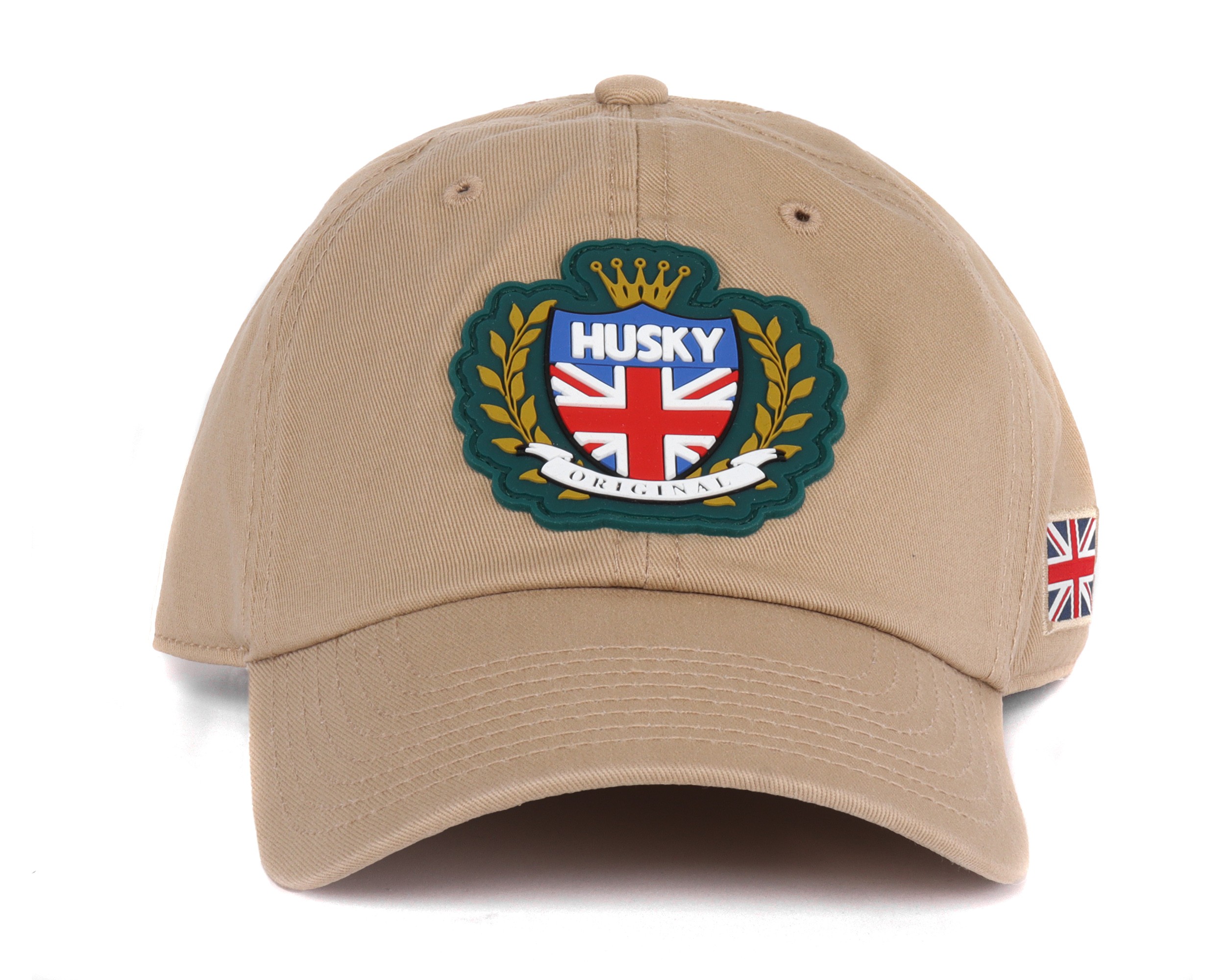 HUSKY BASEBALL CAP - BEIGE - COTTON