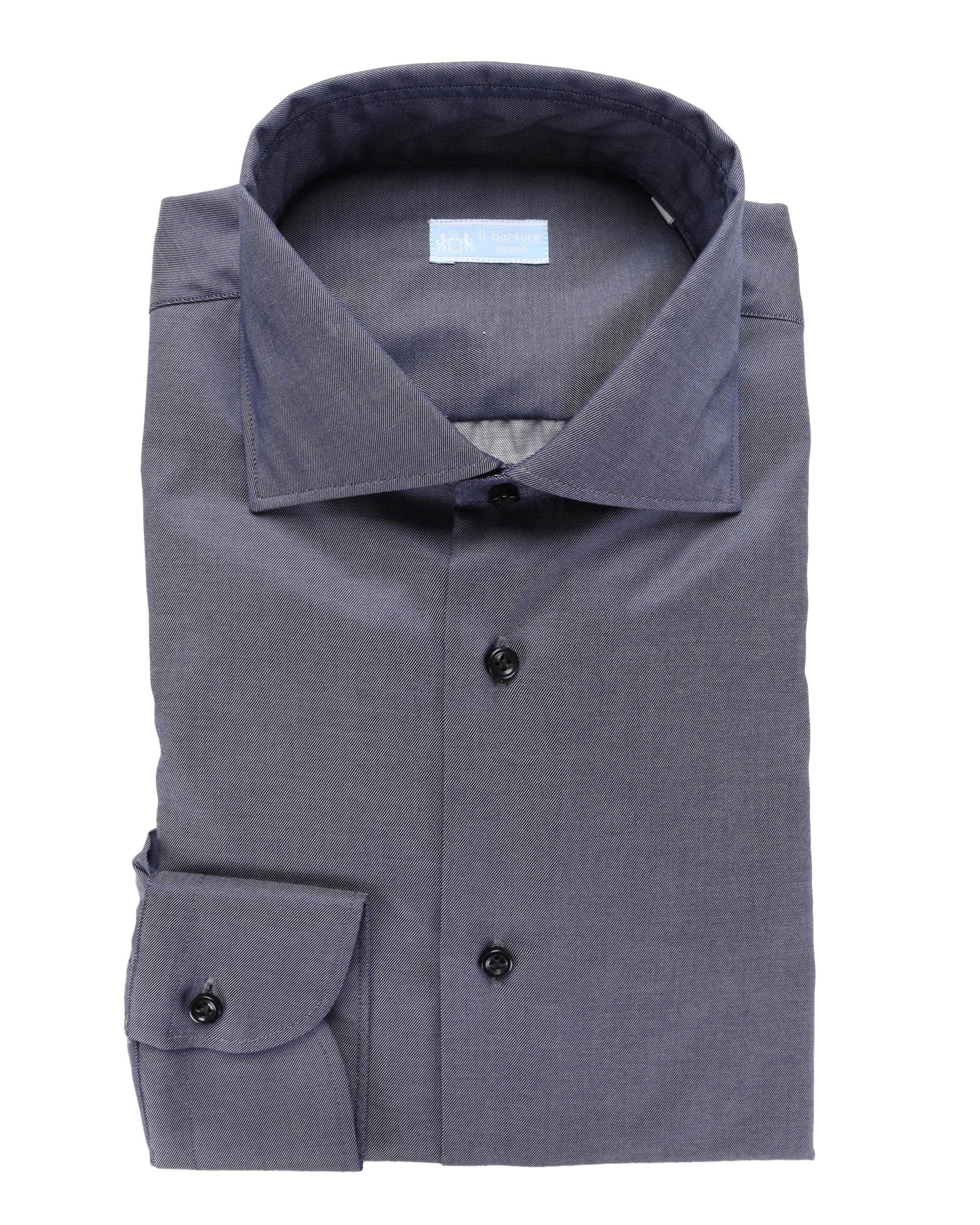 IL SARTORE NAPOLI DRESS SHIRT - BLUE - COTTON INDIGO