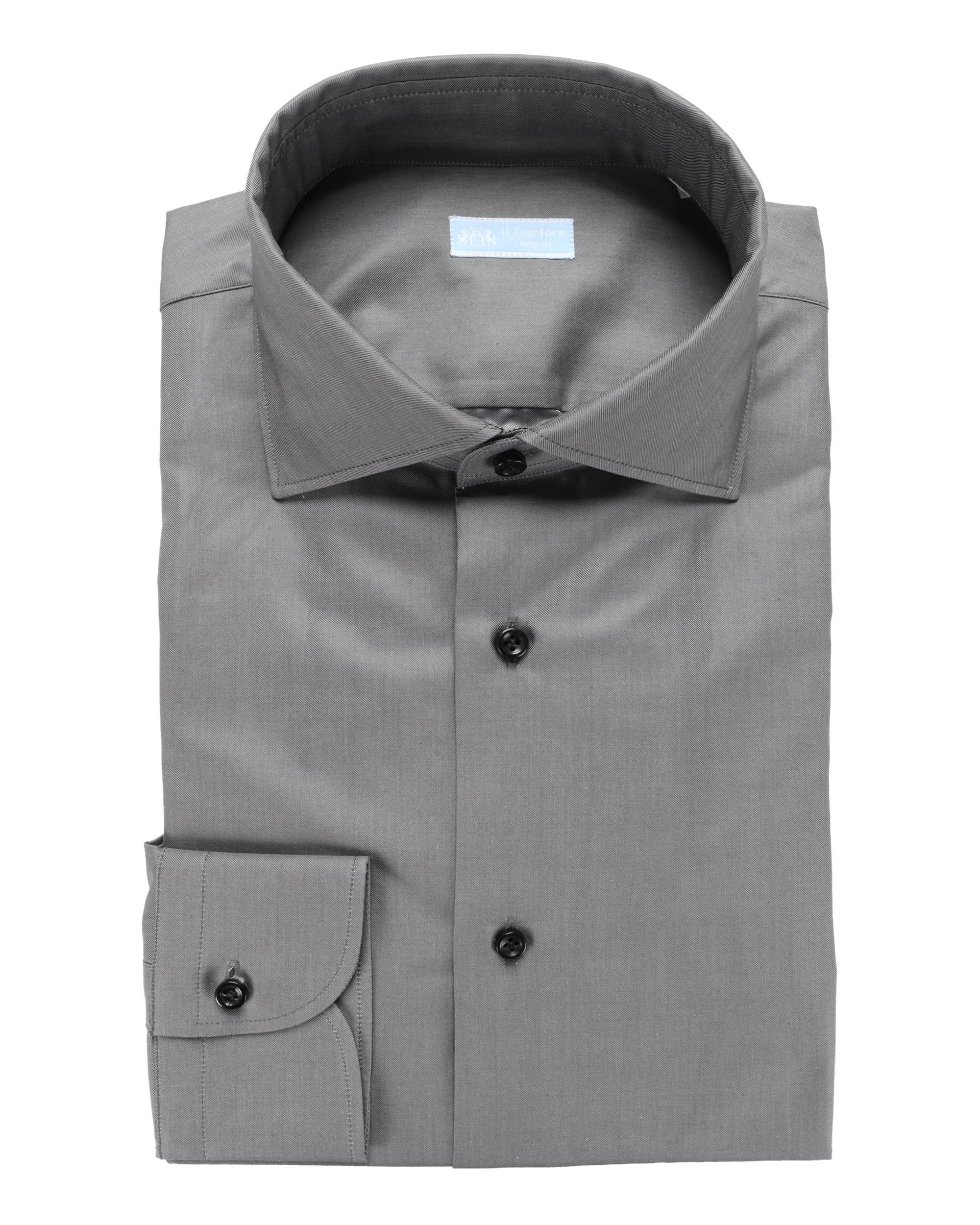 IL SARTORE NAPOLI DRESS SHIRT - GREY - COTTON INDIGO