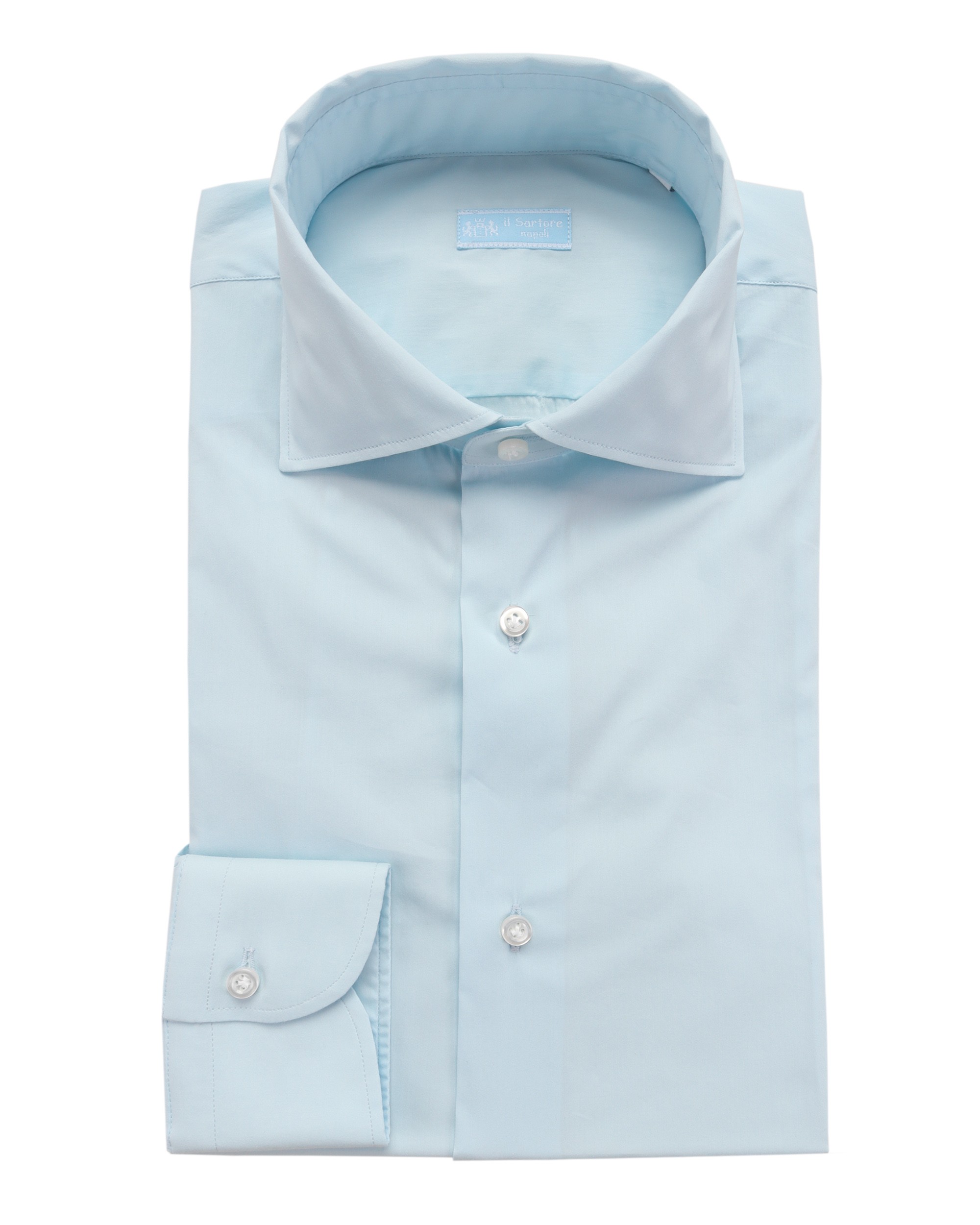IL SARTORE NAPOLI DRESS SHIRT - SKY BLUE - STRETCH COTTON