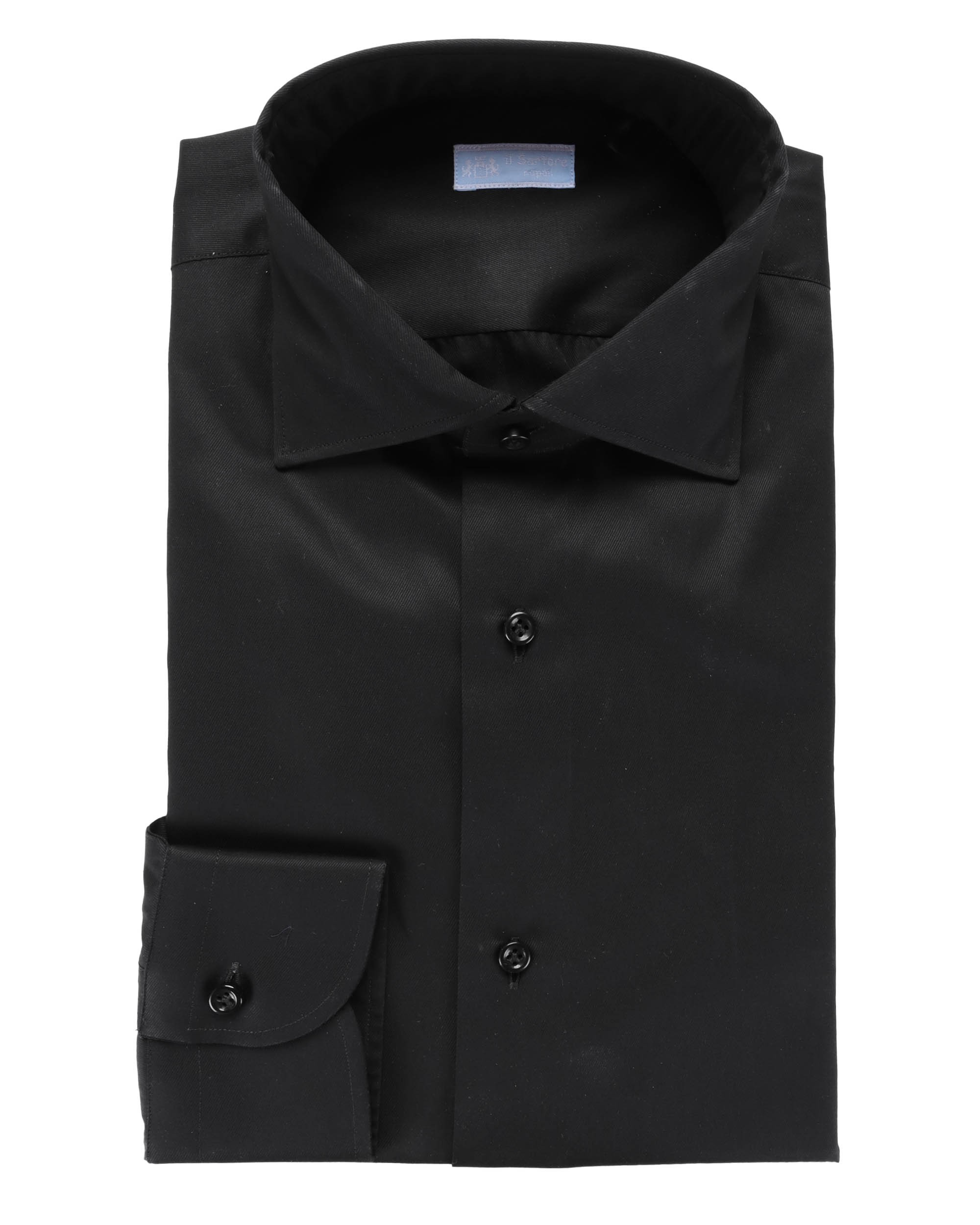 IL SARTORE NAPOLI DRESS SHIRT - BLACK - COTTON