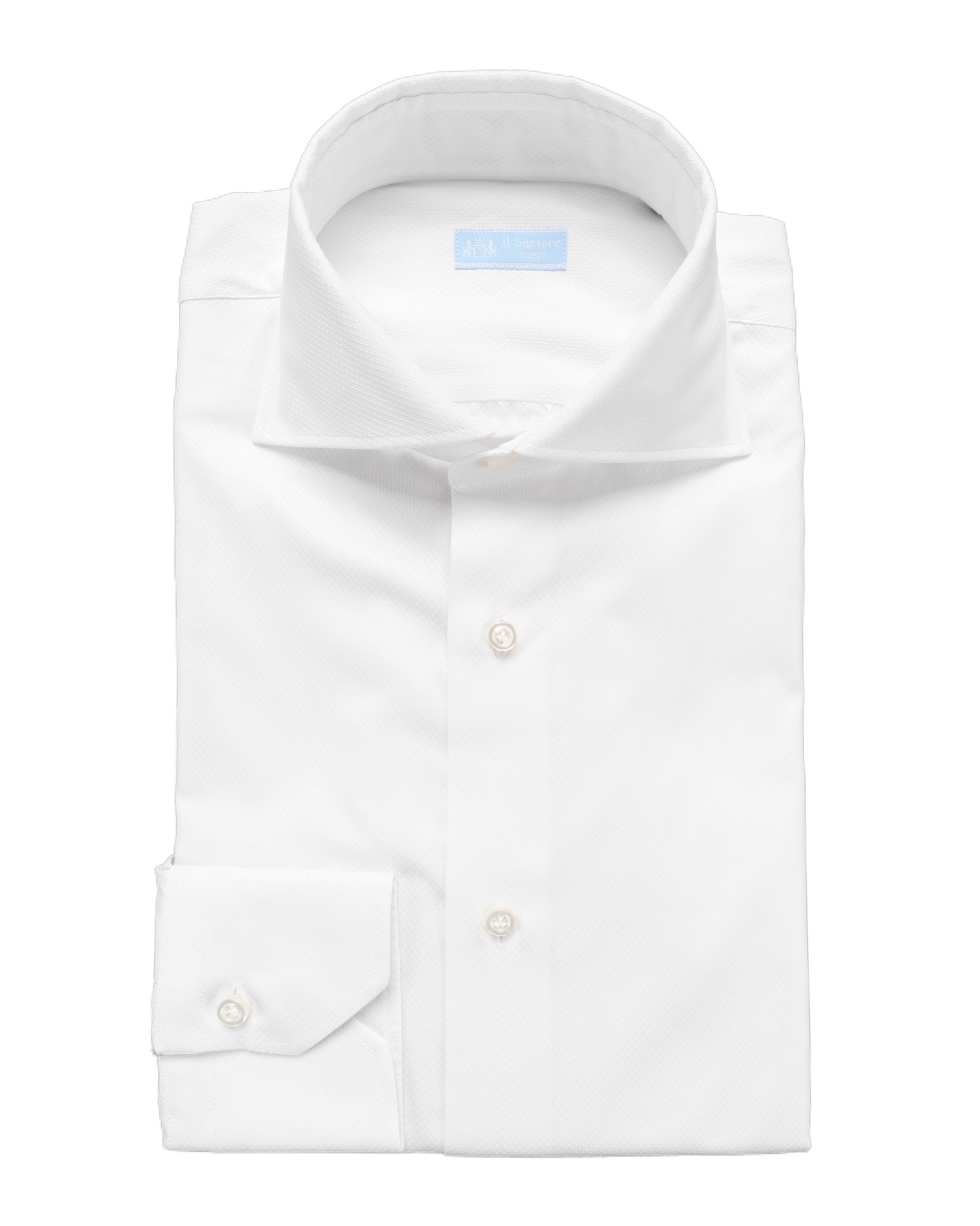 IL SARTORE NAPOLI DRESS SHIRT - WHITE - COTTON