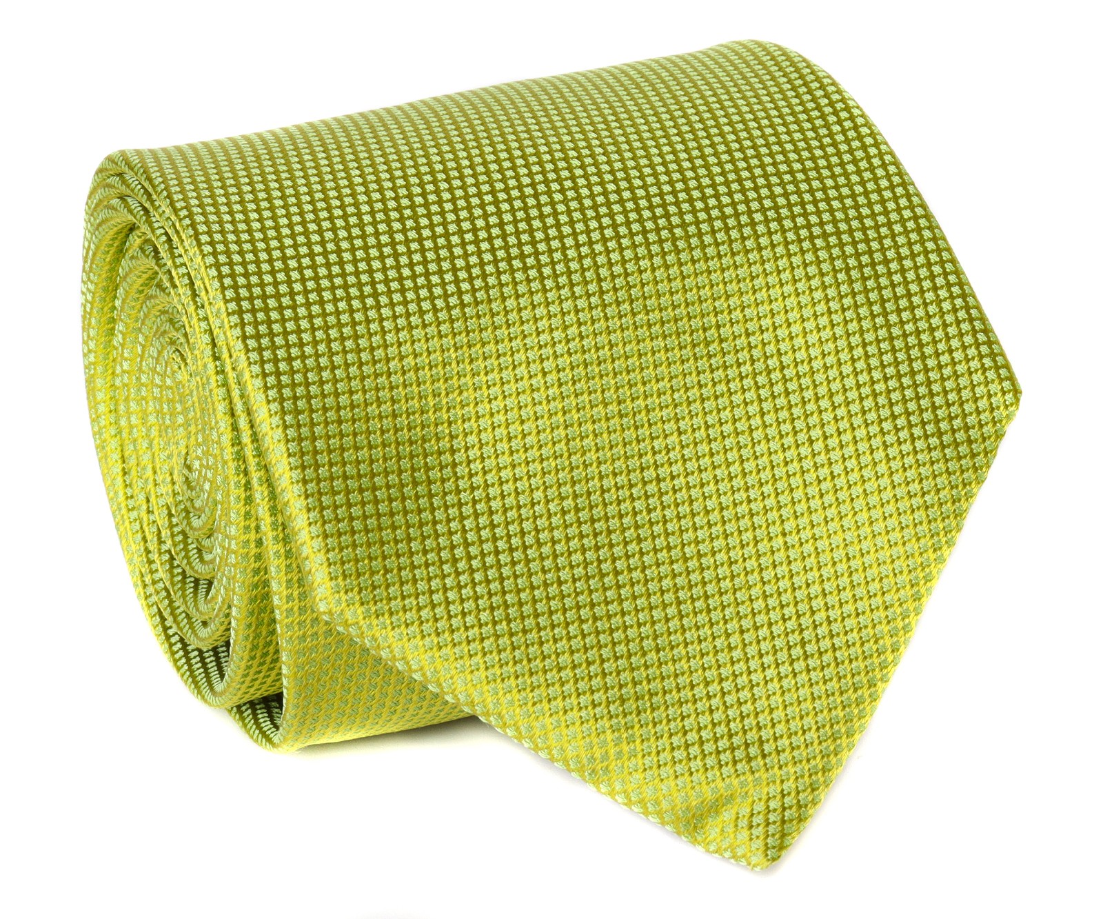 EZZELINO TIE - GREEN - PURE SILK