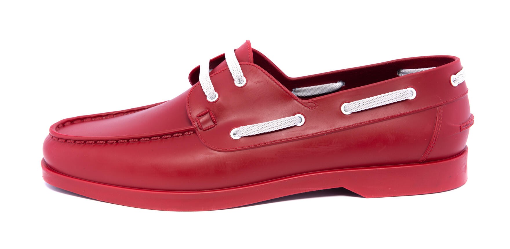 STEFANO CORSINI YACHTMAN MOCCASINS - BURGUNDY - RUBBER