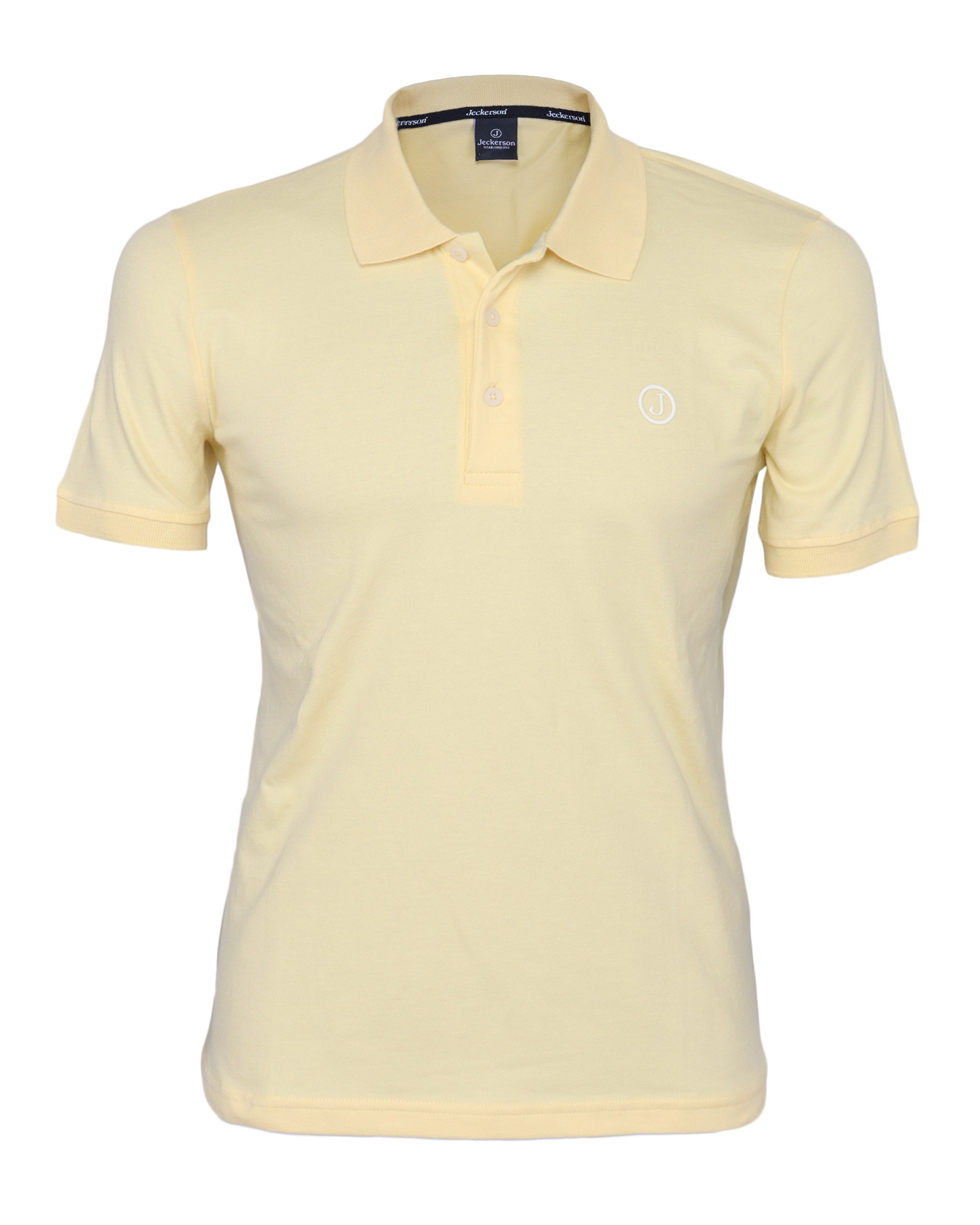 JECKERSON POLO SHIRT - YELLOW - STRETCH COTTON