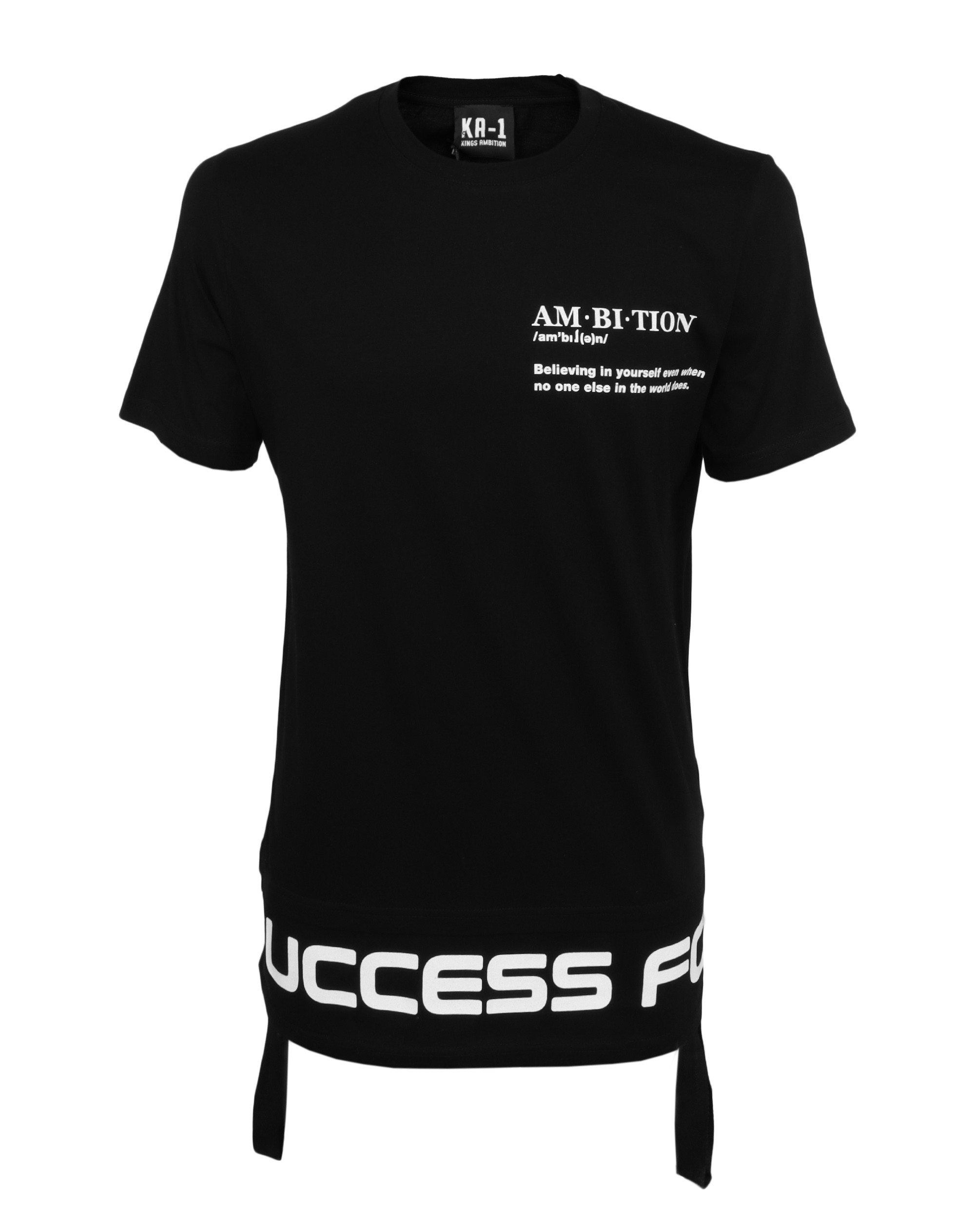 KA-1 T-SHIRT - BLACK - COTTON