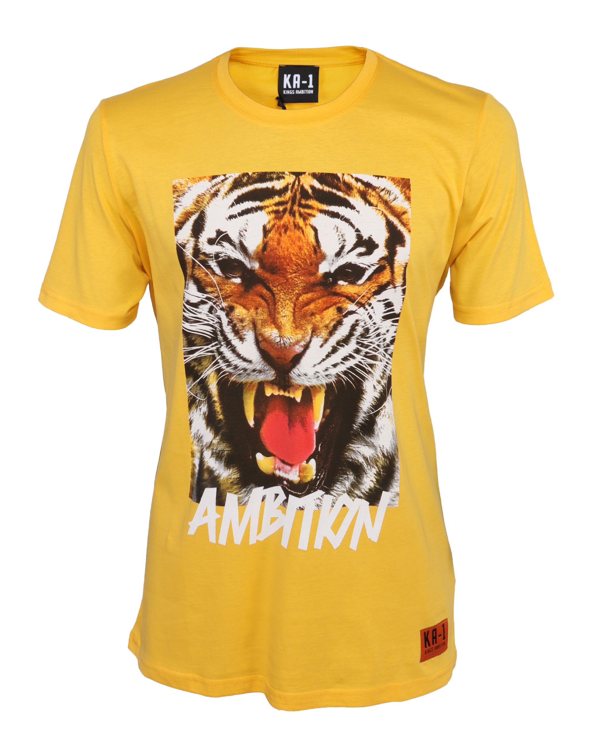 KA-1 T-SHIRT - YELLOW - COTTON