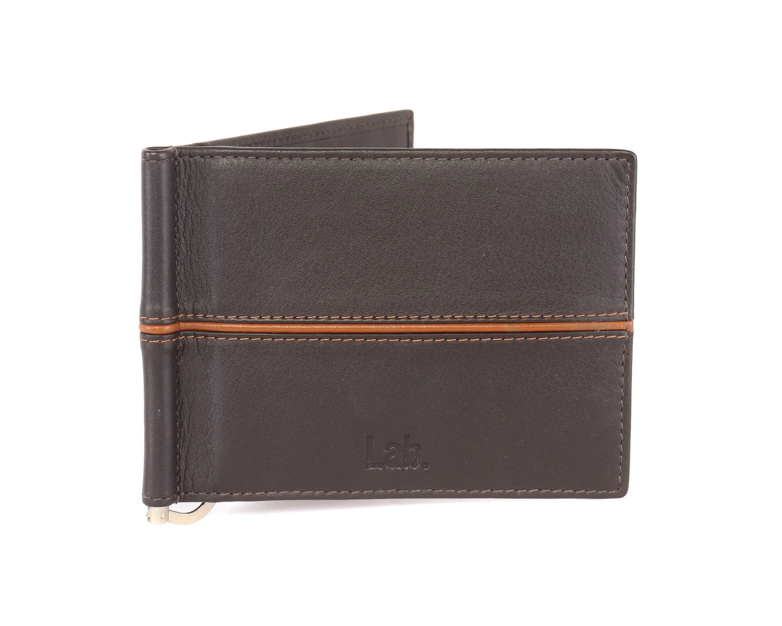 PAL ZILERI LAB WALLET - CALFSKIN - DARK BROWN