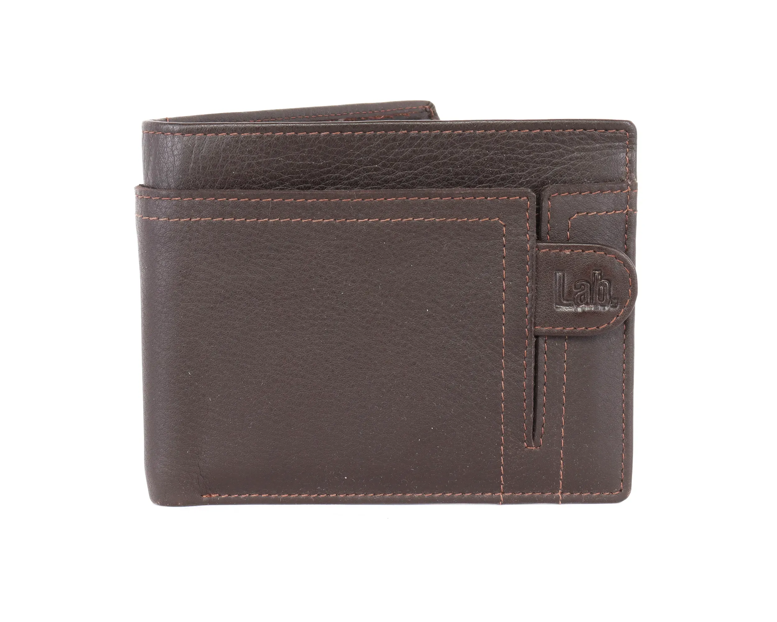 PAL ZILERI LAB WALLET - CALFSKIN - DARK BROWN