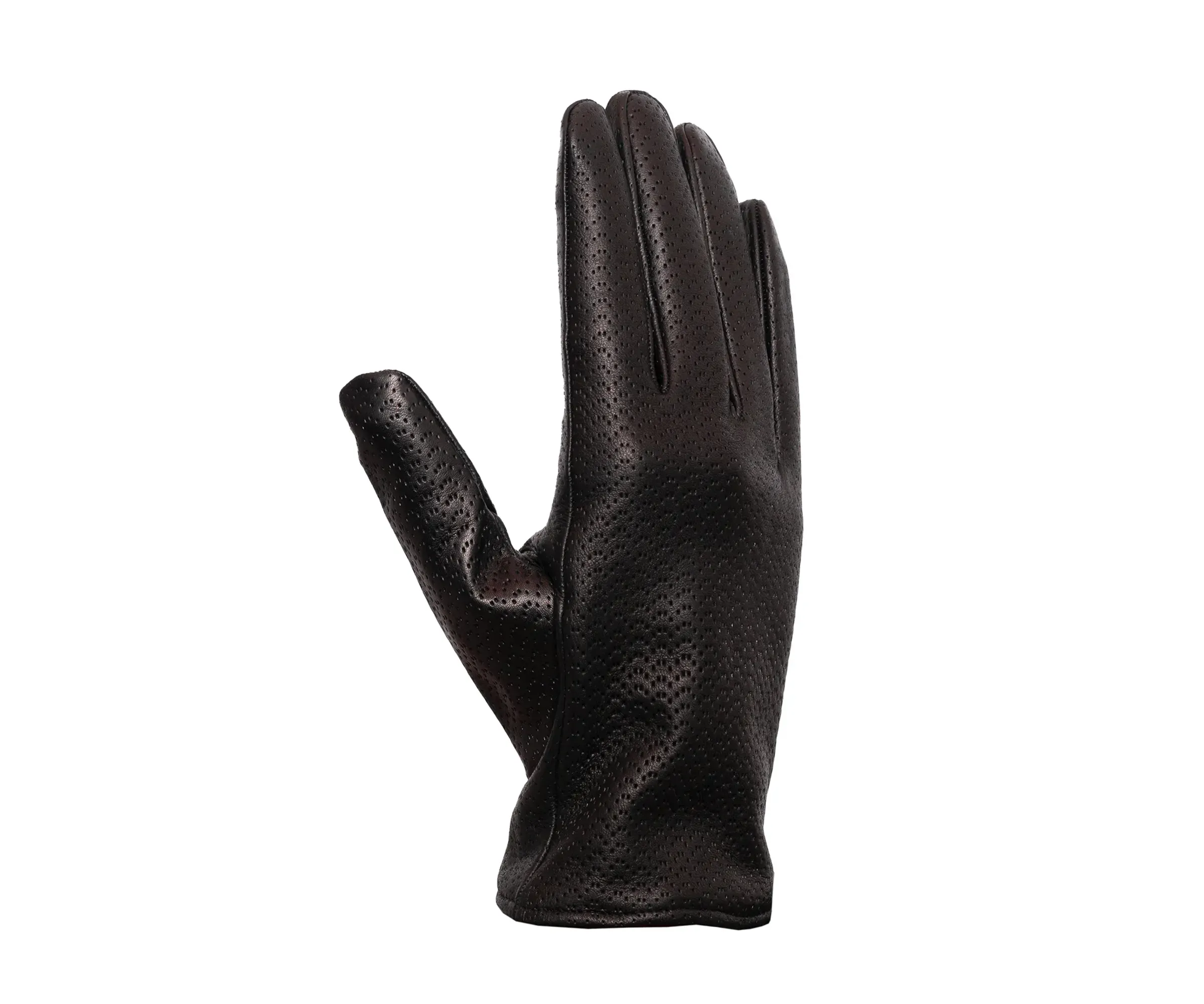 LABONIA GLOVES - DARK BROWN - LAMBSKIN