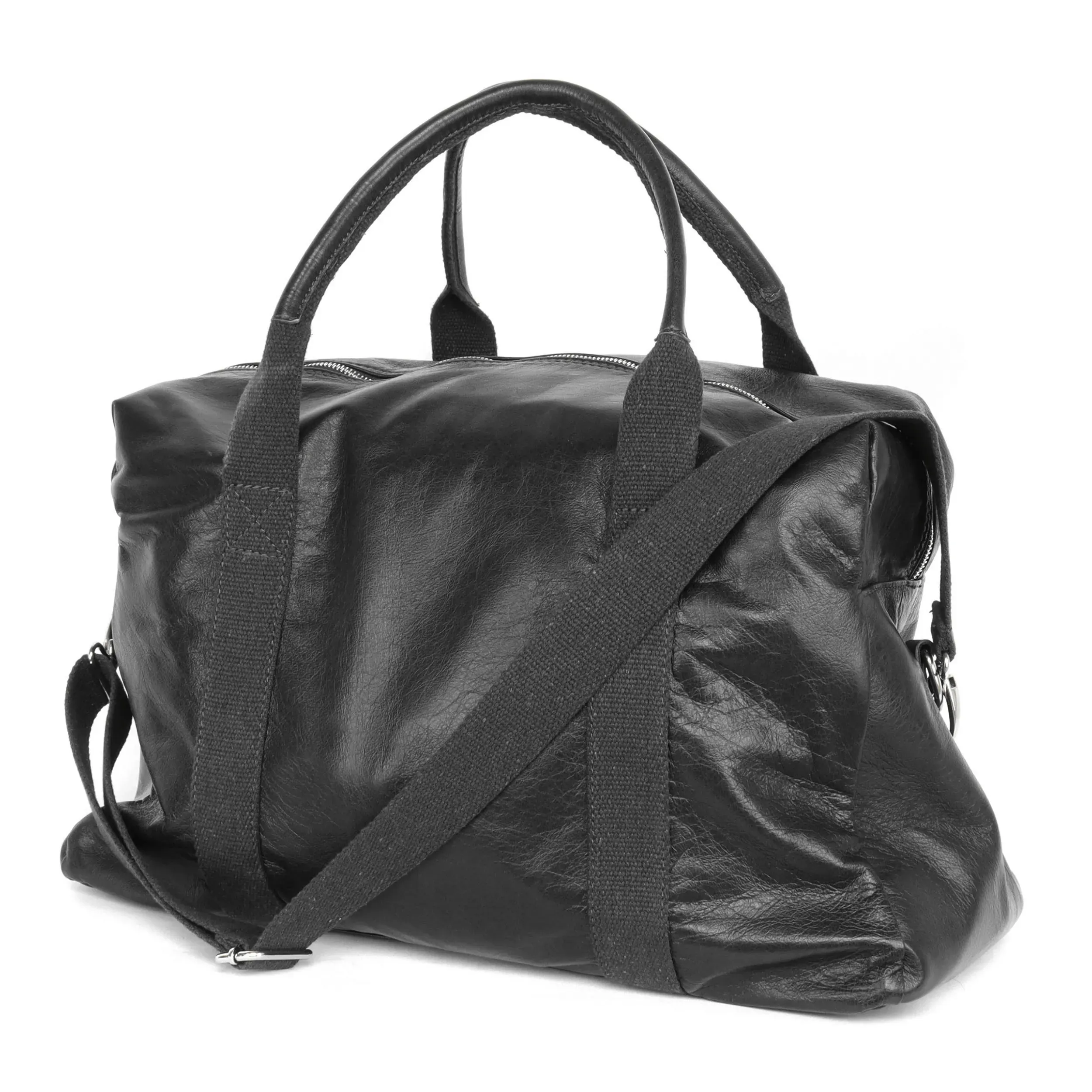 LABONIA TRAVEL BAG - CALFSKIN - BLACK