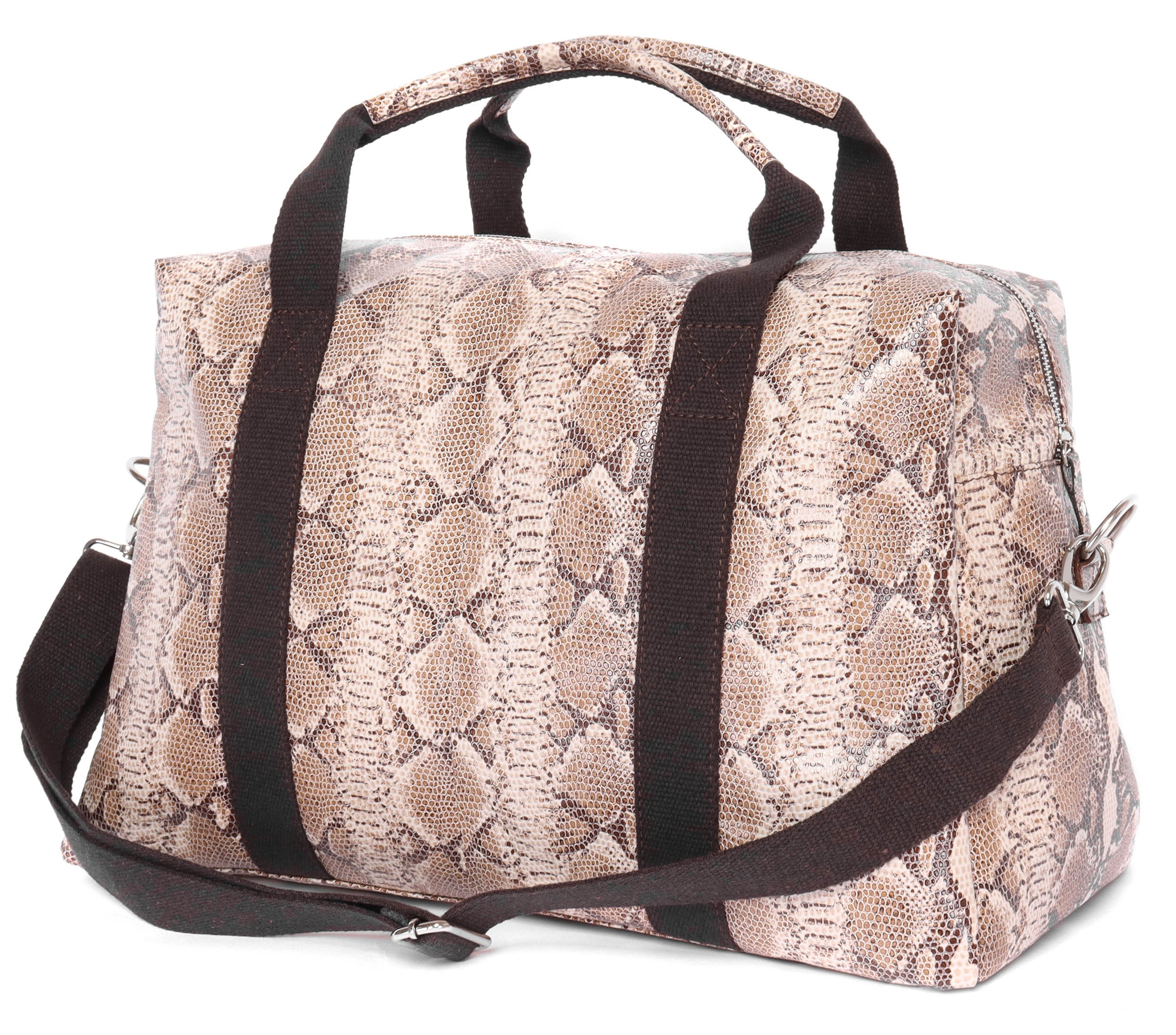 LABONIA TRAVEL BAG - CALFSKIN - SNAKESKIN EMBOSSED