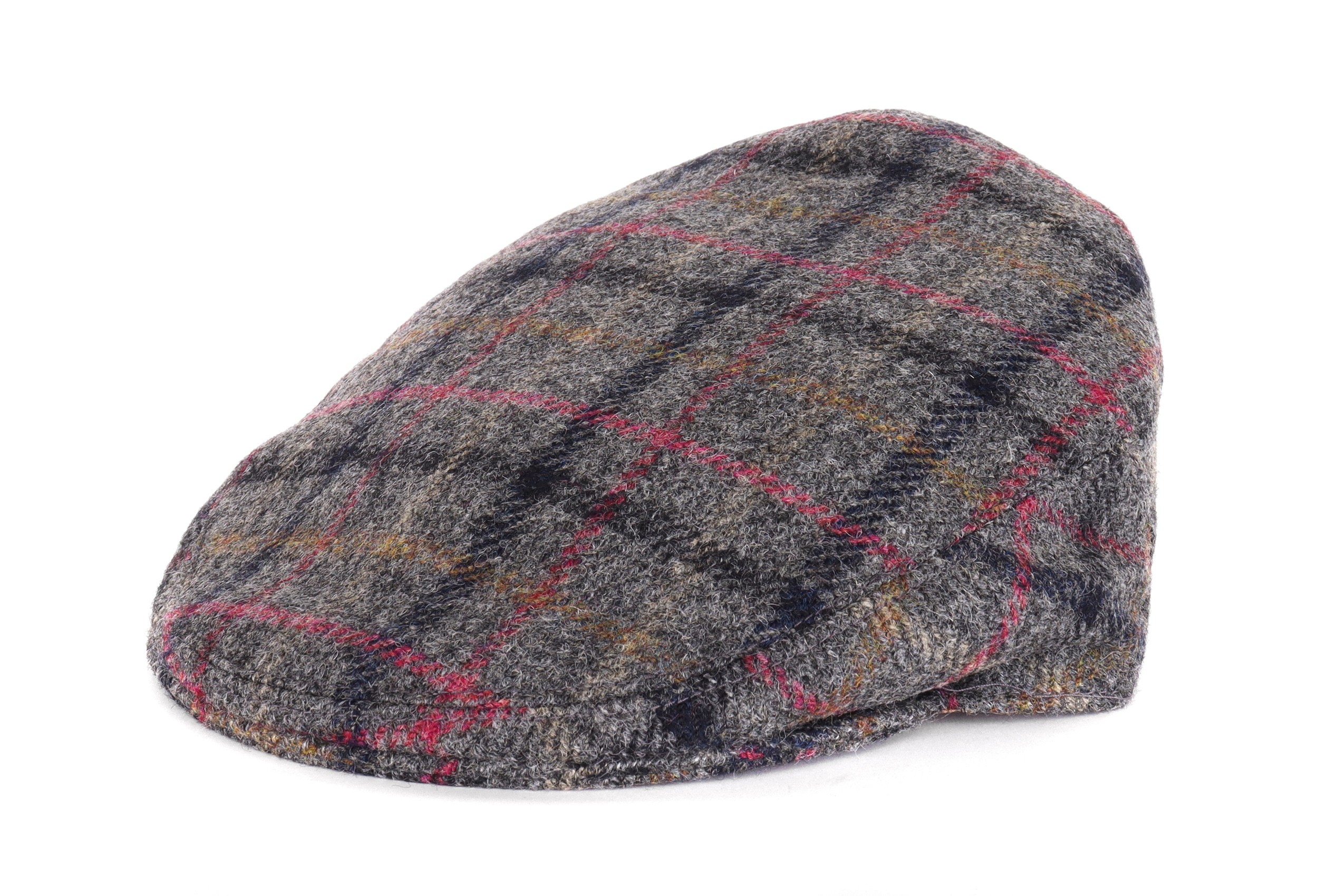 LAWRENCE & FOSTER FLAT CAP - GREY - WOOL TWEED