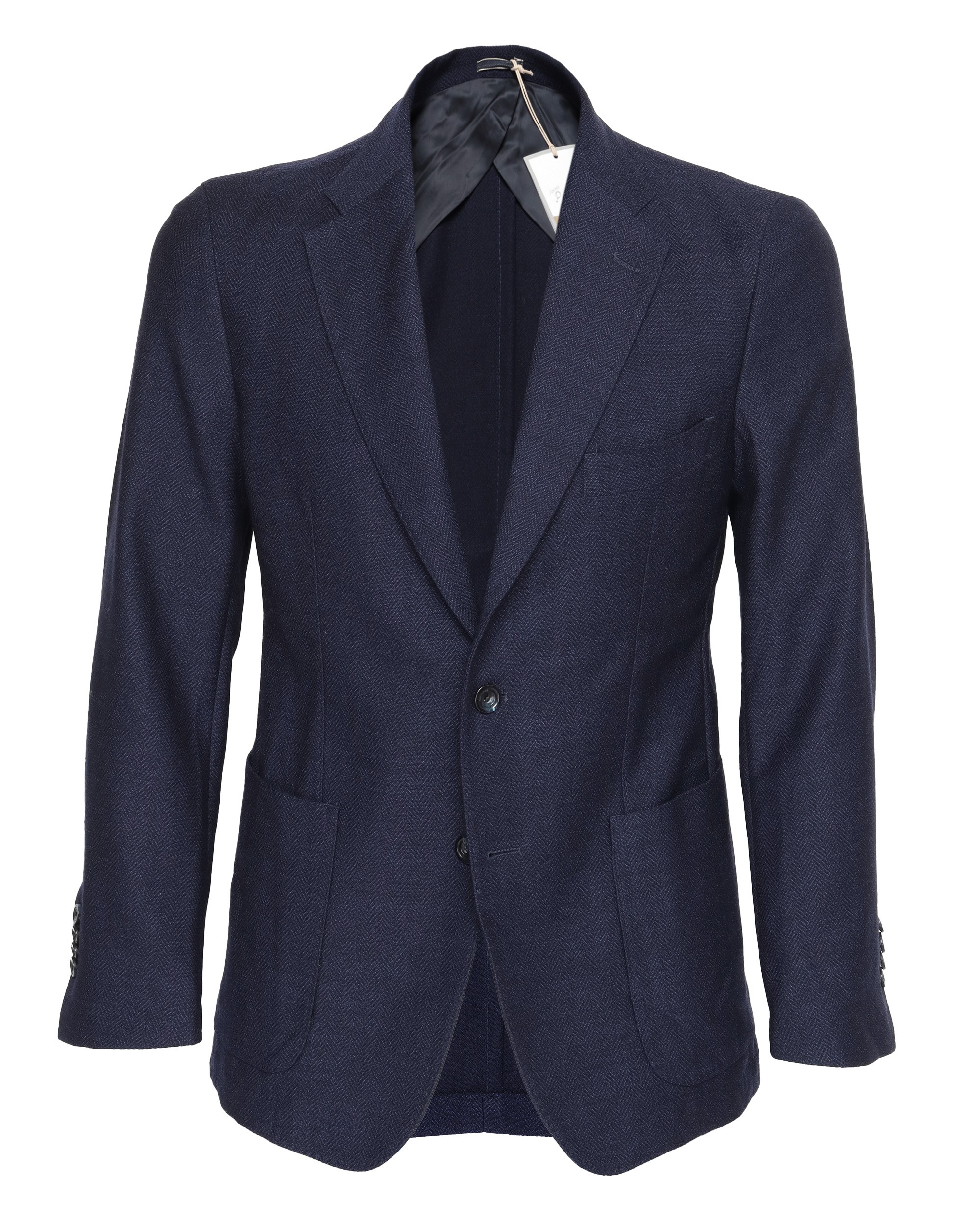 MARCO PESCAROLO "ARES" SPORT COAT - NAVY BLUE - STRETCH WOOL