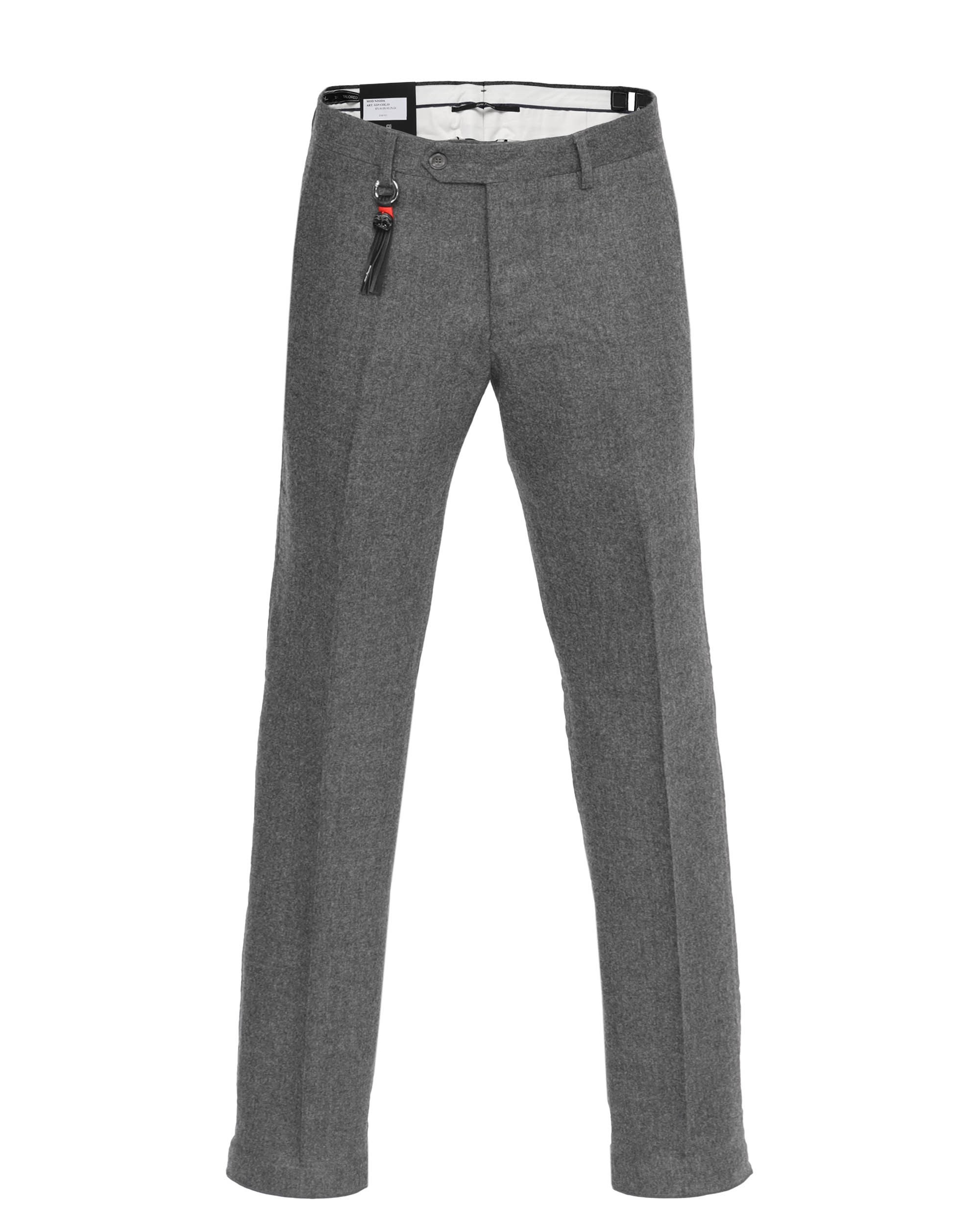 MARCO PESCAROLO PANTS - GREY - STRETCH WOOL & CASHMERE